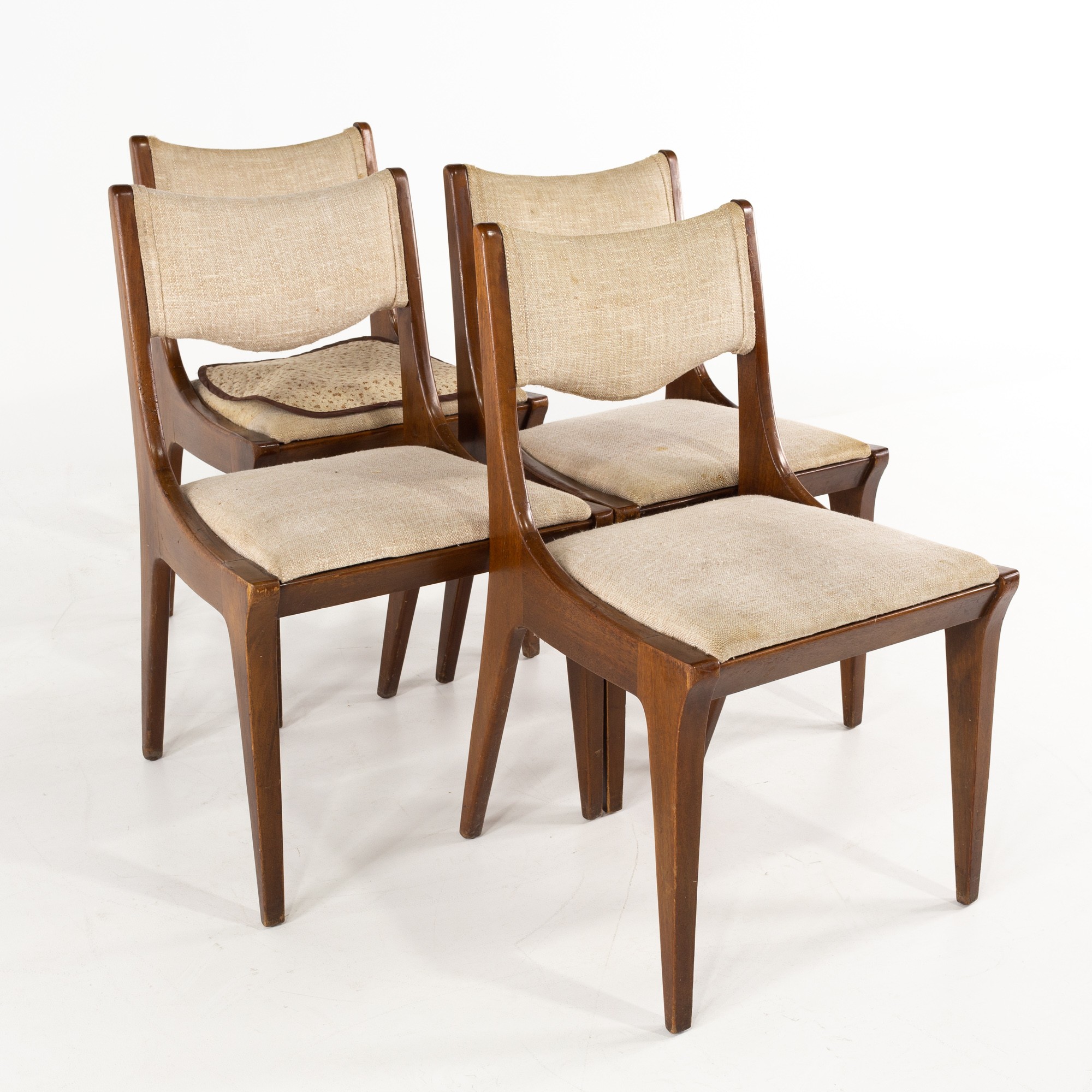 Drexel Dateline Mid Century Dining Chairs - Set of Four