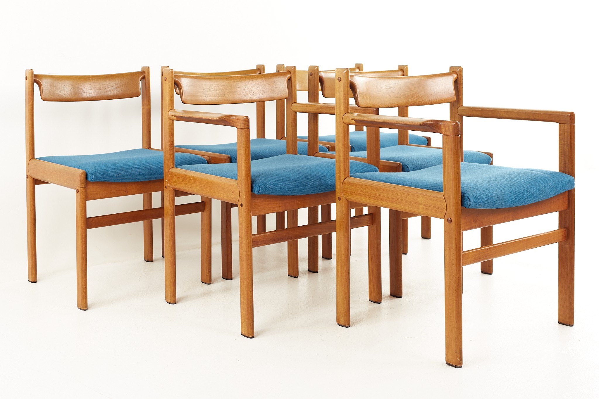 Hw Klein for Bramin Mobler Mid Century Danish Teak Dining Chairs - Set of 6