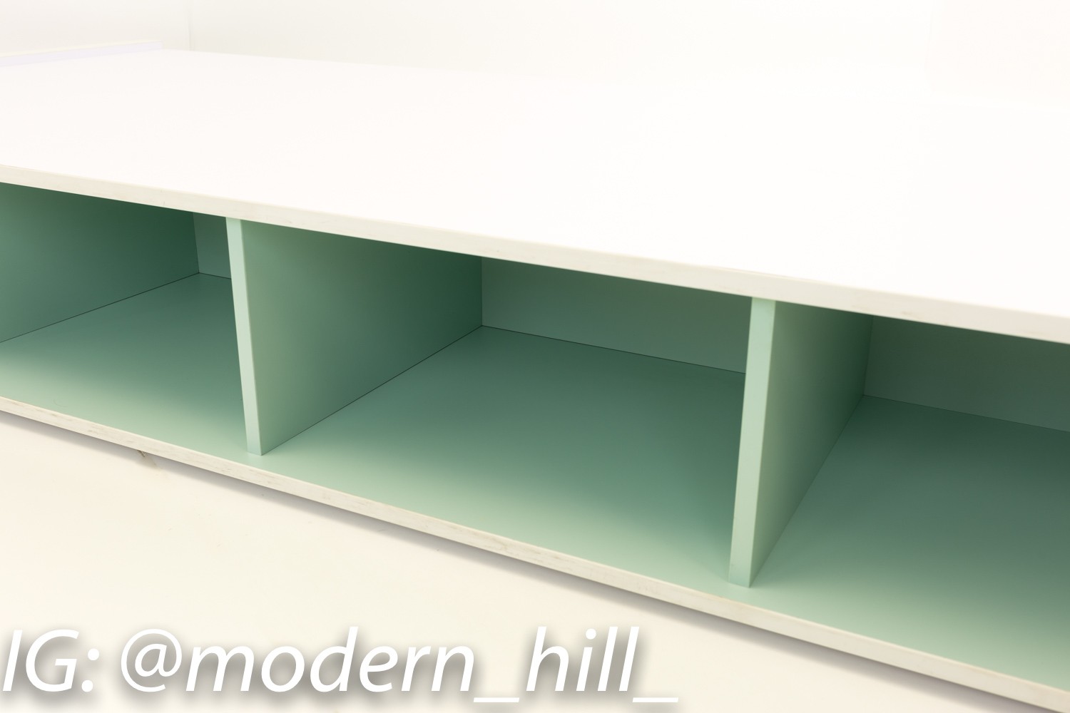Herman Miller Mid Century Modern Twin Bed - Green