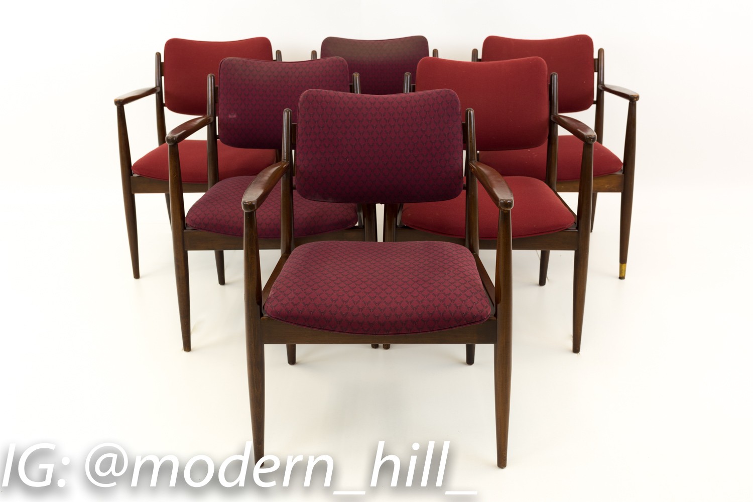 Lawrence Peabody for Nemschoff Captains Dining Occasional Chairs