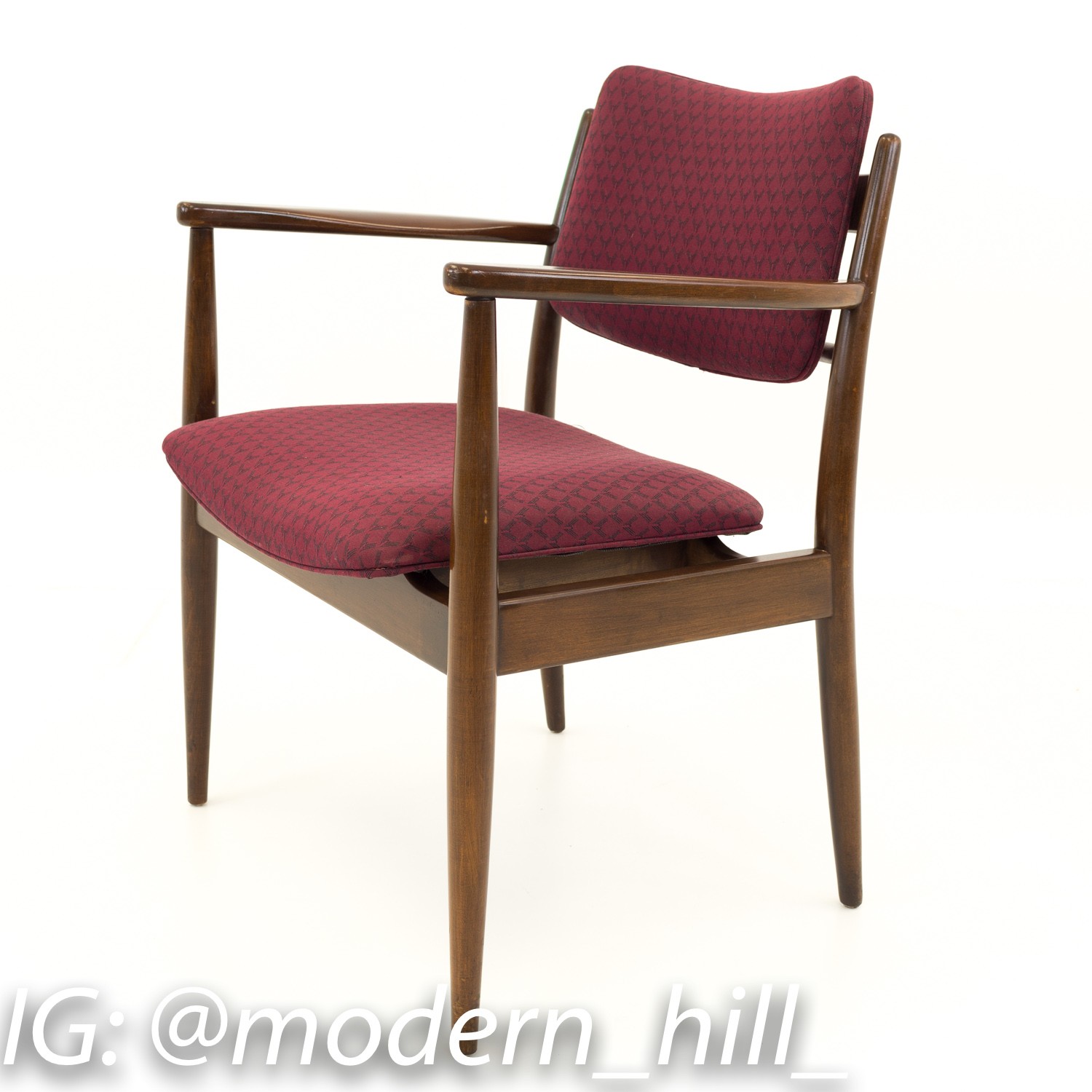 Lawrence Peabody for Nemschoff Captains Dining Occasional Chairs
