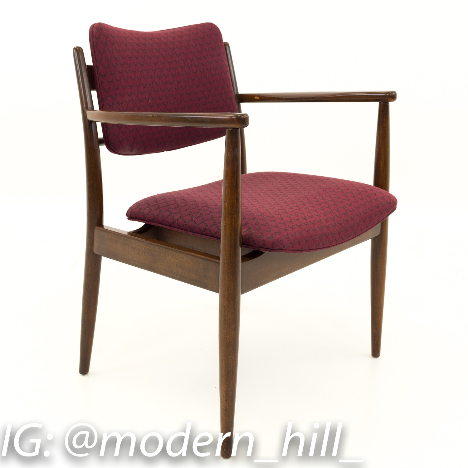 Lawrence Peabody for Nemschoff Captains Dining Occasional Chairs
