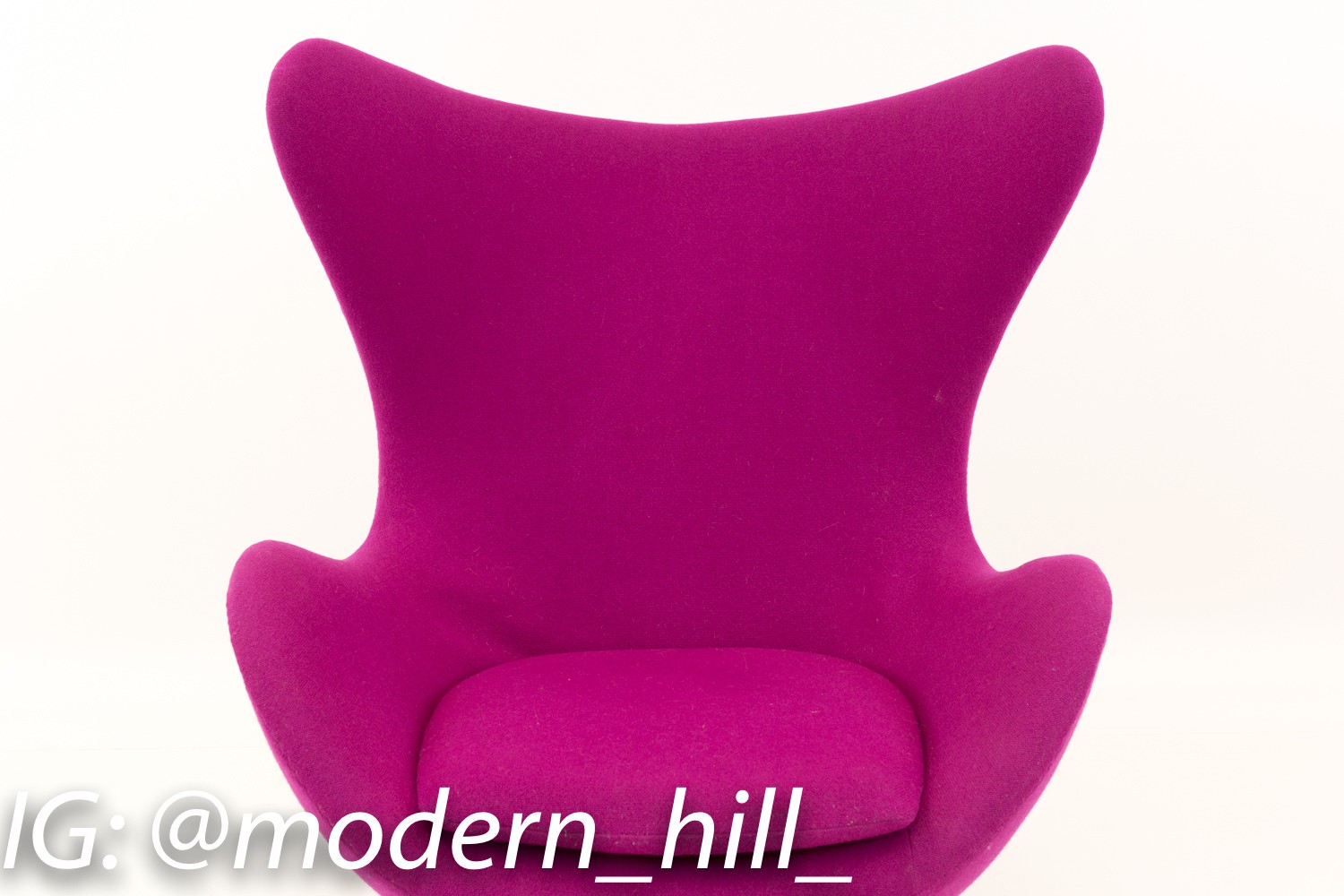 Arne Jacobsen for Fritz Hansen Mid Century Modern Egg Lounge Chair