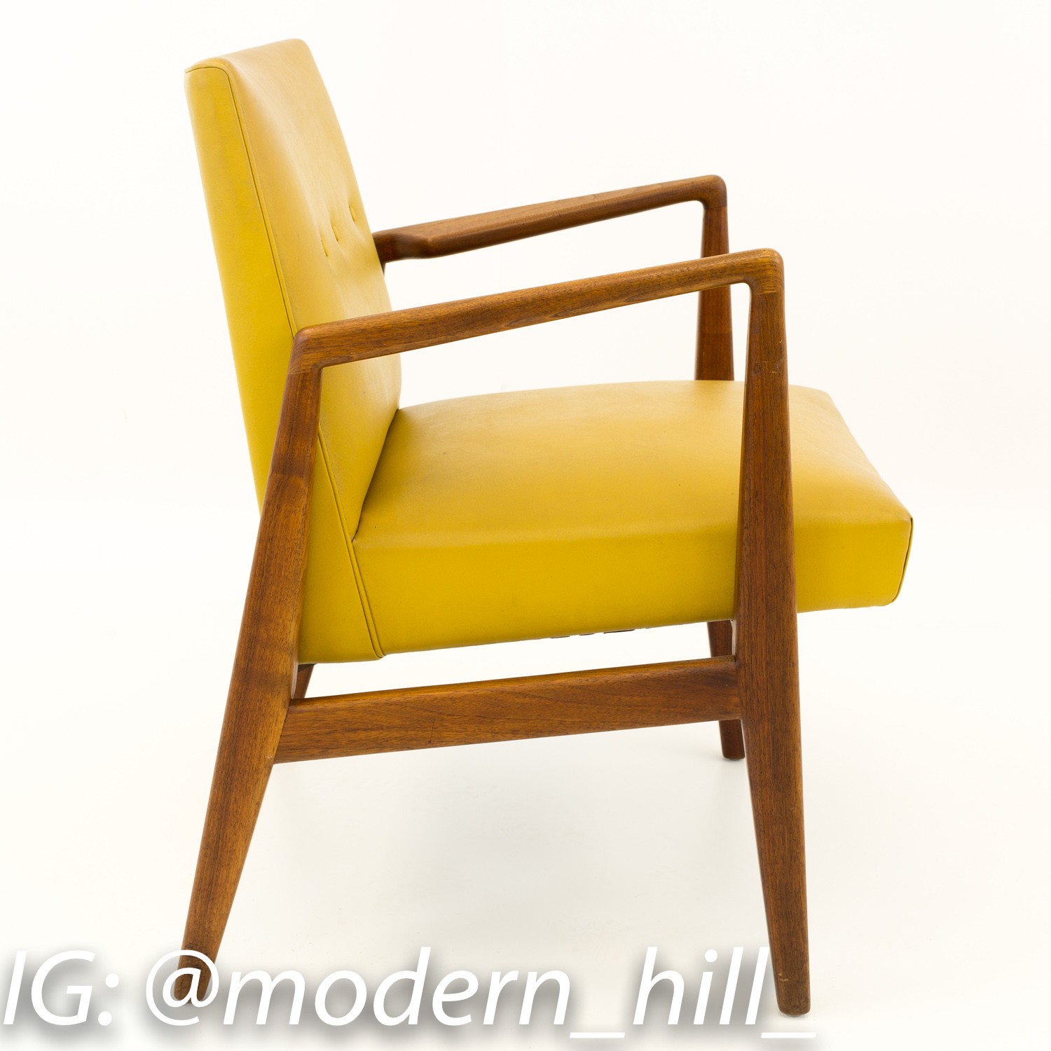 Jens Risom Armed Mid Century Modern Occasional Lounge Chair