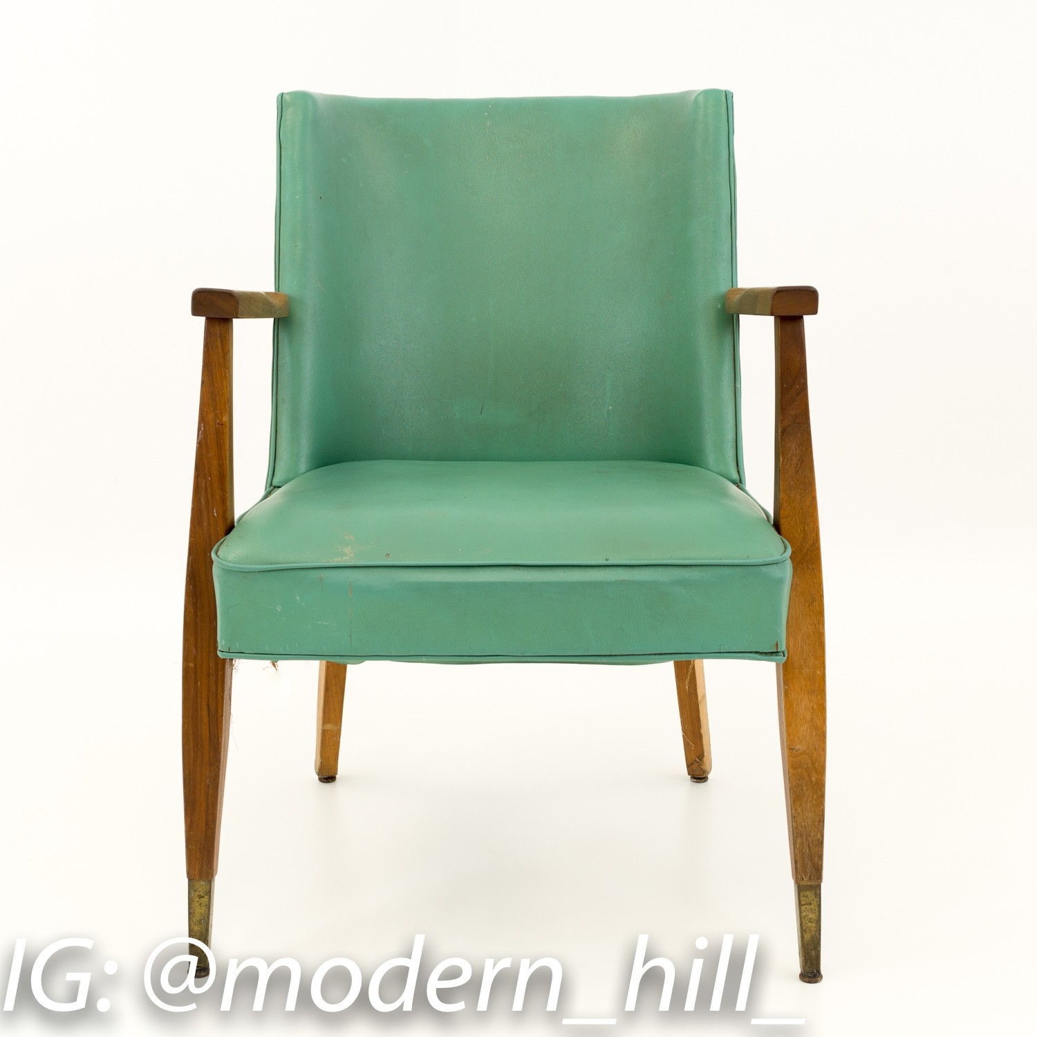 Kroehler Mid Century Modern Occasional Lounge Chairs - Pair