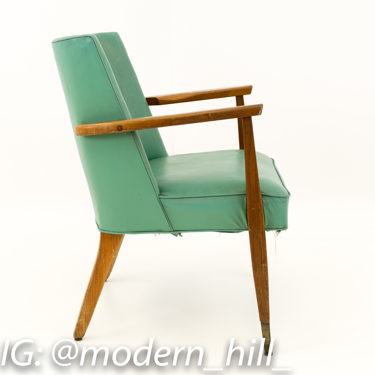 Kroehler Mid Century Modern Occasional Lounge Chairs - Pair