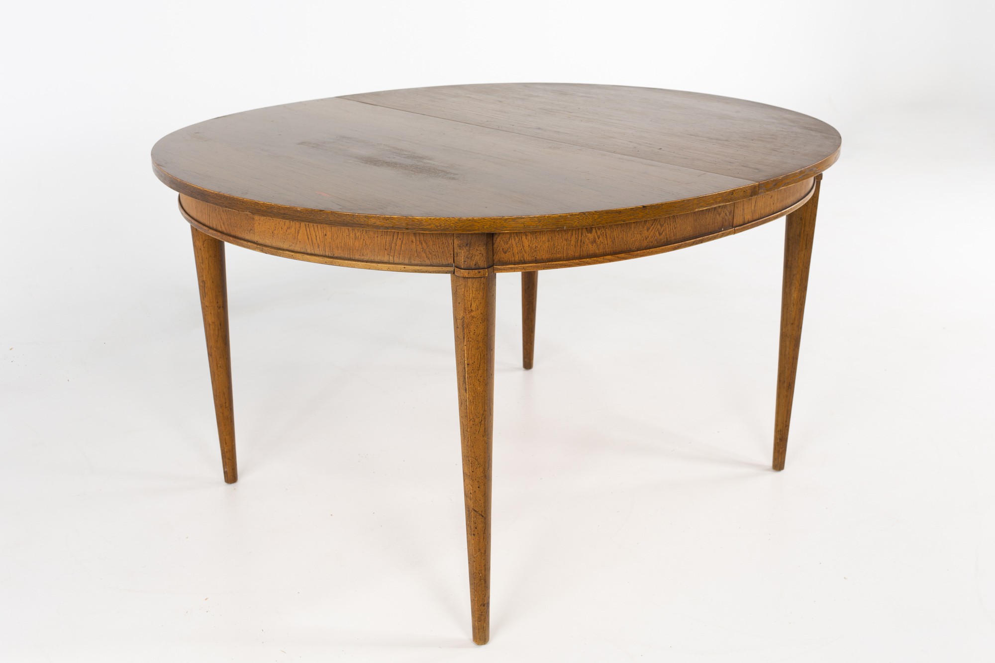 Lane First Edition Style Mid Century Walnut Dining Table with 2 Leaves
