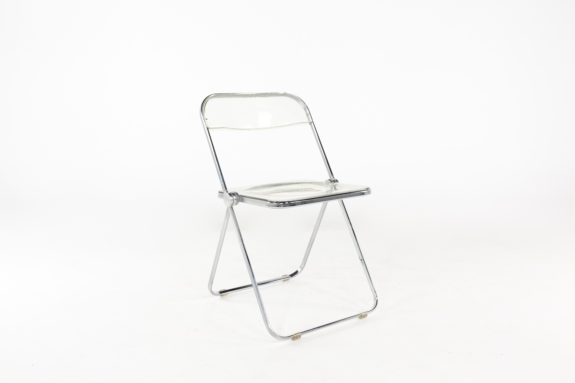 Anonima Castelli Mid Century Italian Lucite Folding Chair