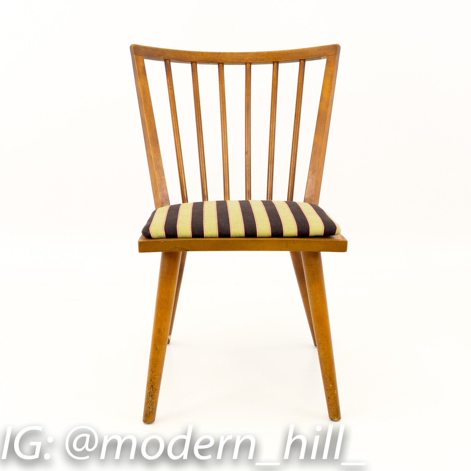 Leslie Diamond for Conant Ball Mid Century Modern Windsor Dining Chairs