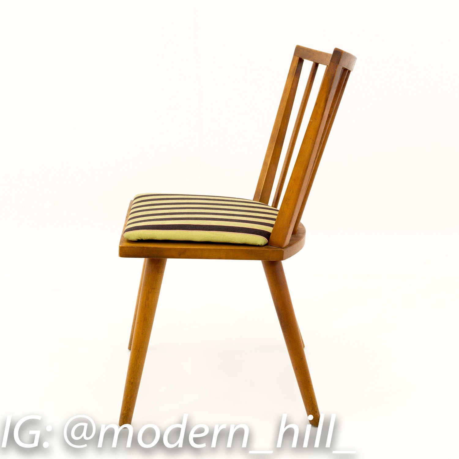 Leslie Diamond for Conant Ball Mid Century Modern Windsor Dining Chairs