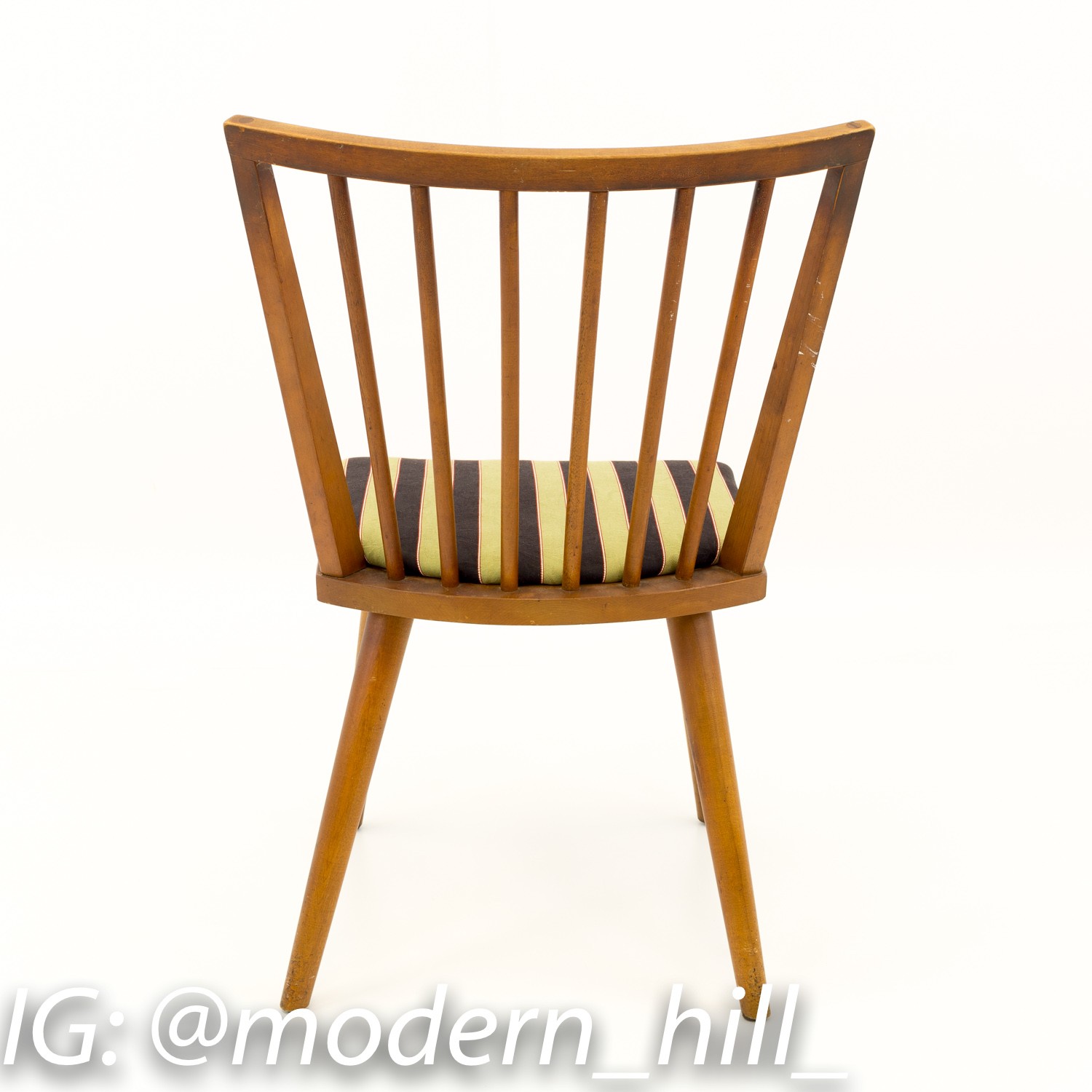 Leslie Diamond for Conant Ball Mid Century Modern Windsor Dining Chairs