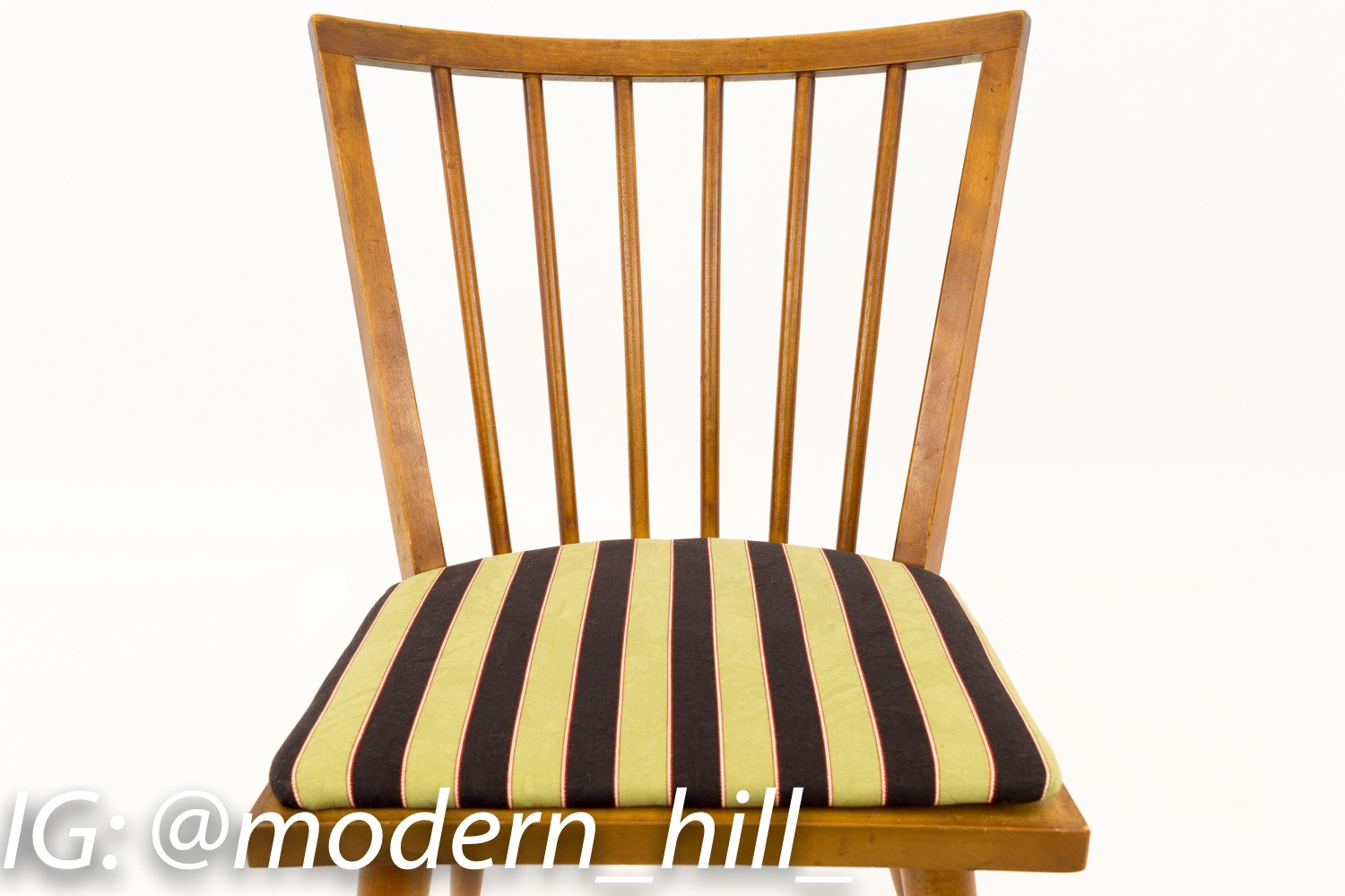 Leslie Diamond for Conant Ball Mid Century Modern Windsor Dining Chairs