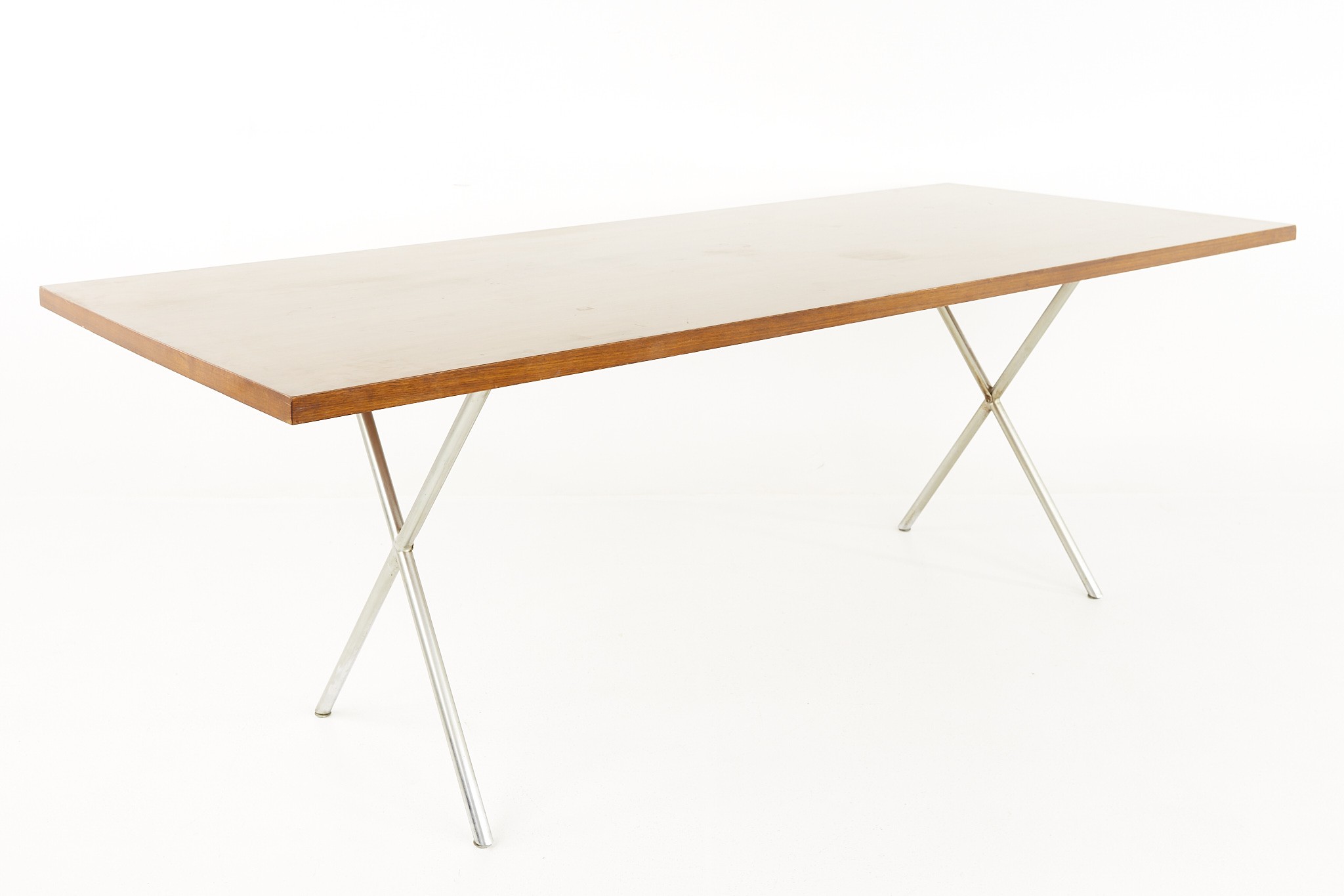 George Nelson for Herman Miller Mid Century X Base Dining Table