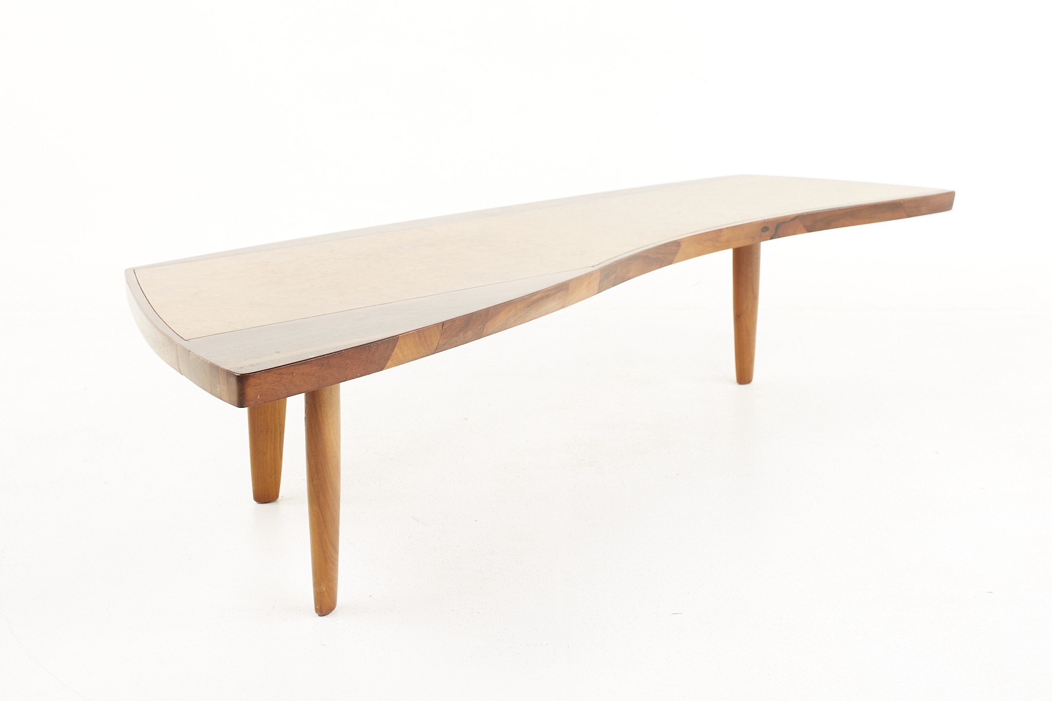 George Nakashima for Widdicomb Sundra Mid Century Burlwood Coffee Table