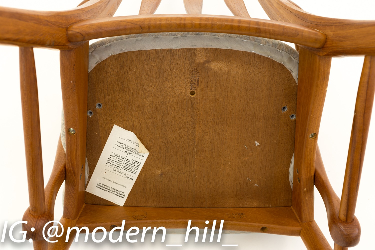Niels Koefoed Hornslet Danish Teak Eva Mid Century Modern Dining Chairs - Set of 6