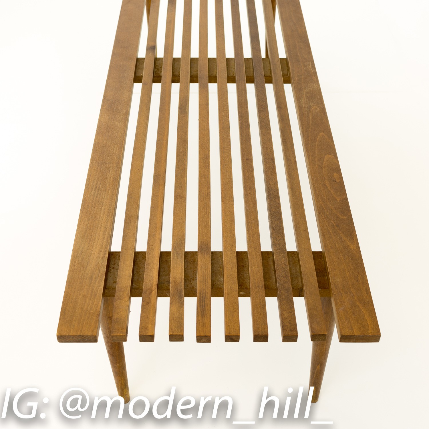 George Nelson for Herman Miller Style Slat Bench