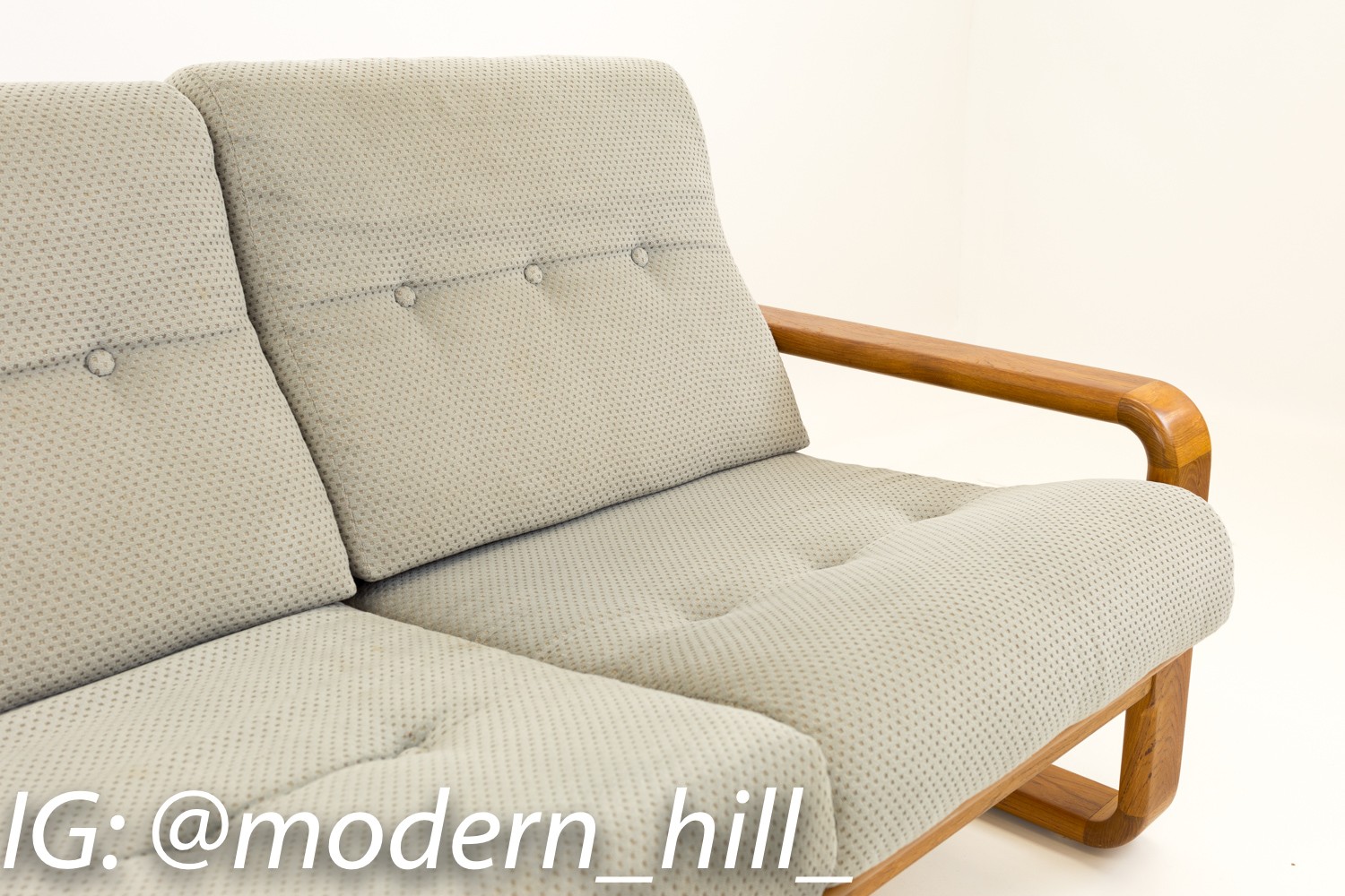 Hw Klein for Bramin Mobler Style Mid Century Teak Sofa