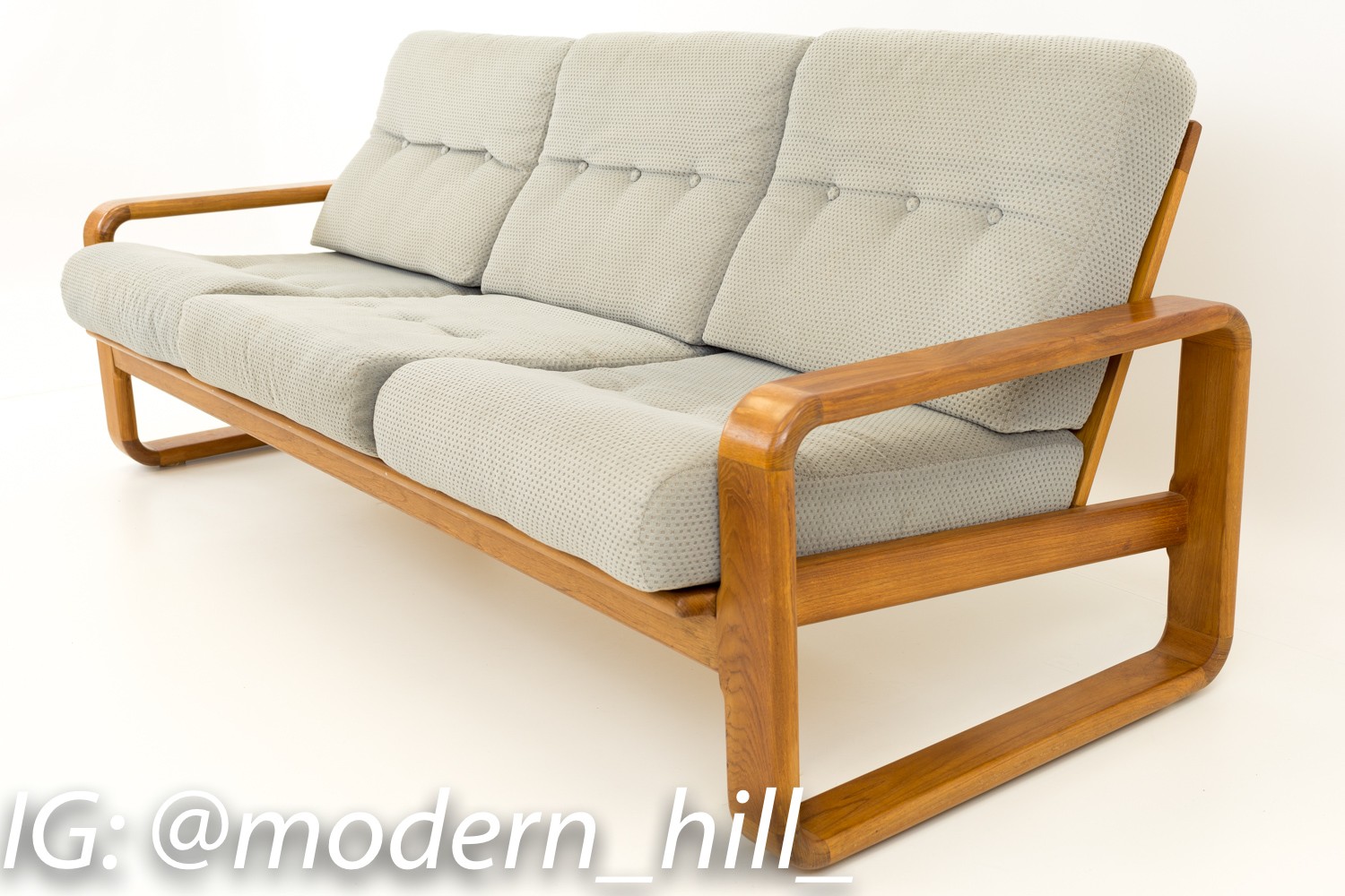 Hw Klein for Bramin Mobler Style Mid Century Teak Sofa