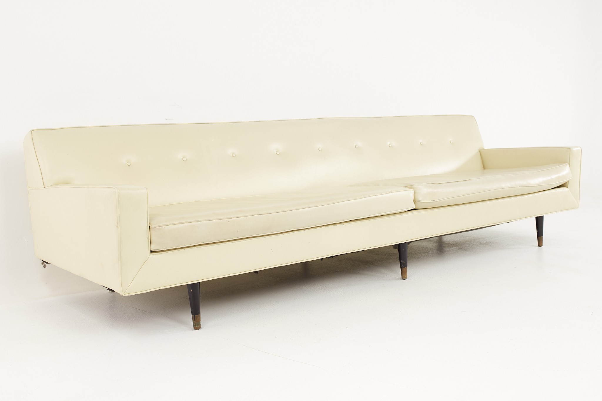 Harvey Probber Style Mid Century Extra Wide 9 Foot Sofa
