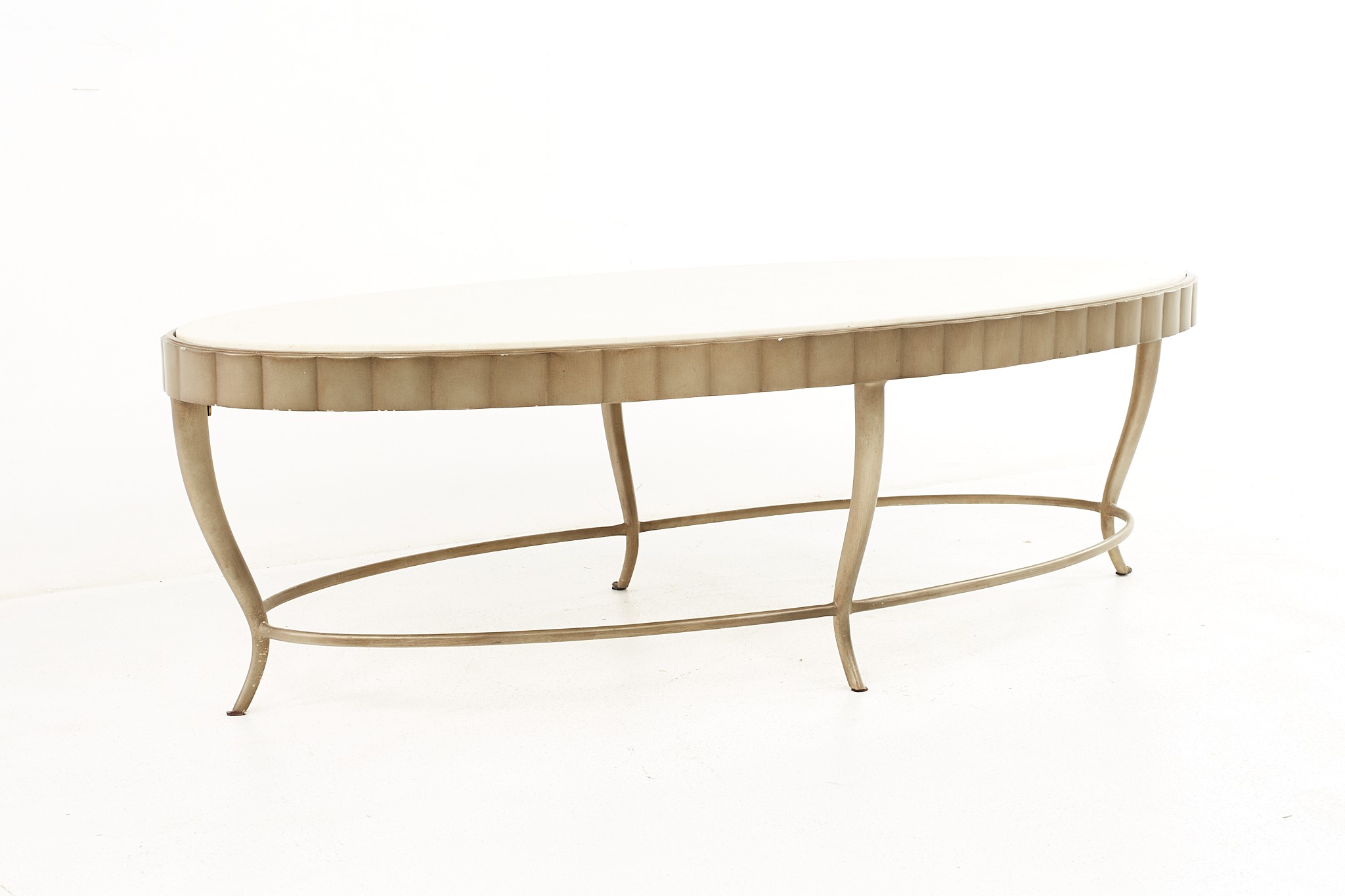 Barbara Barry for Henredon Mid Century Marble Top Coffee Table