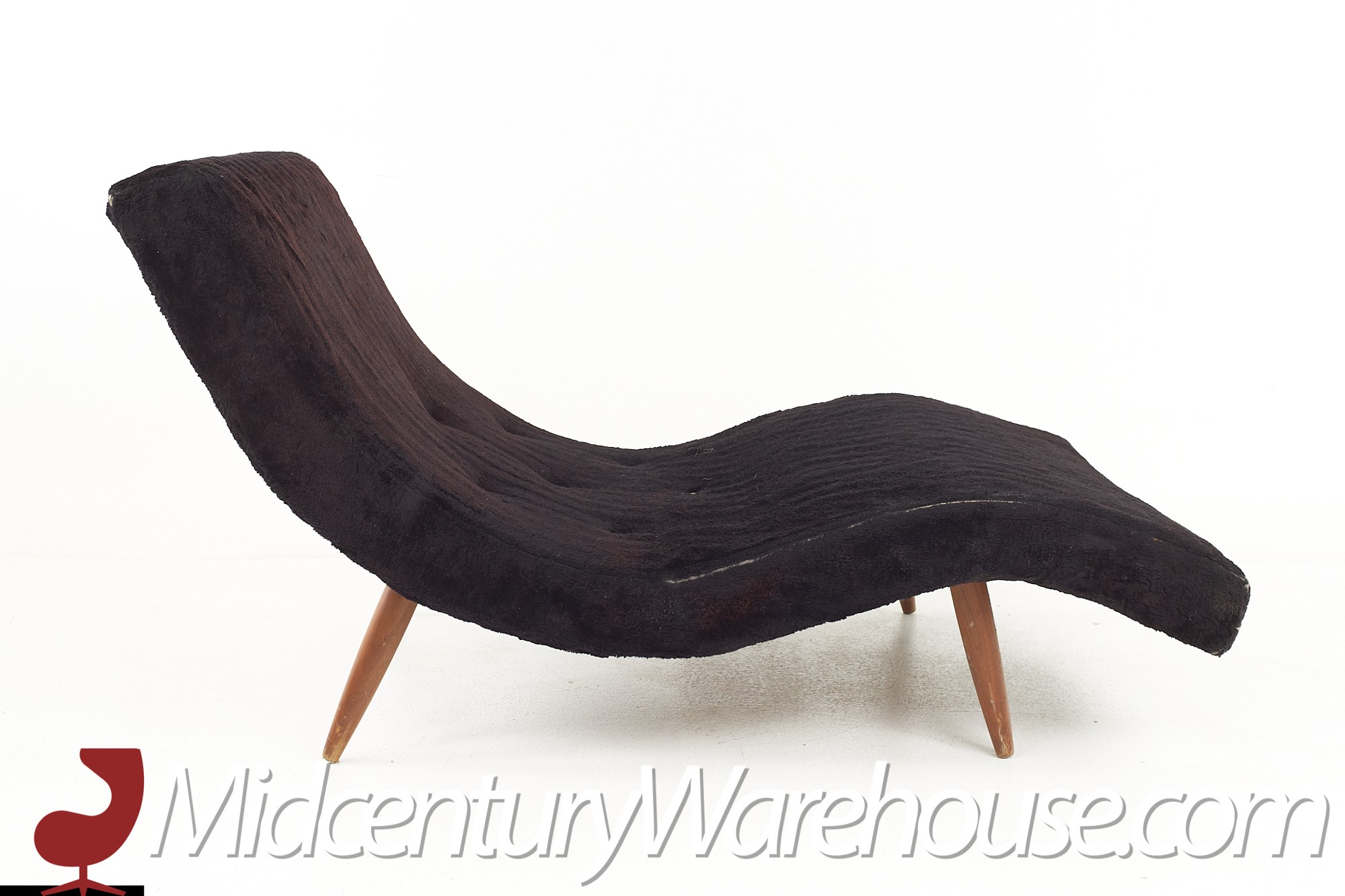 Adrian Pearsall Mid Century Wave Chaise Lounge Chair Mid Century