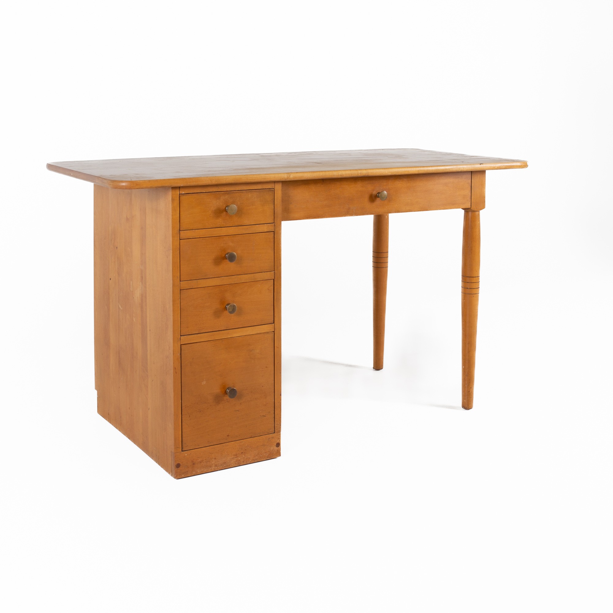 Paul Mccobb Style Mid Century Whitney Birch Desk