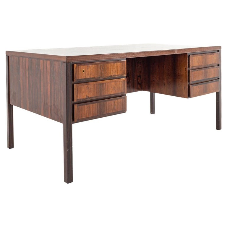 Omann Jun Mid Century Rosewood Executive Desk