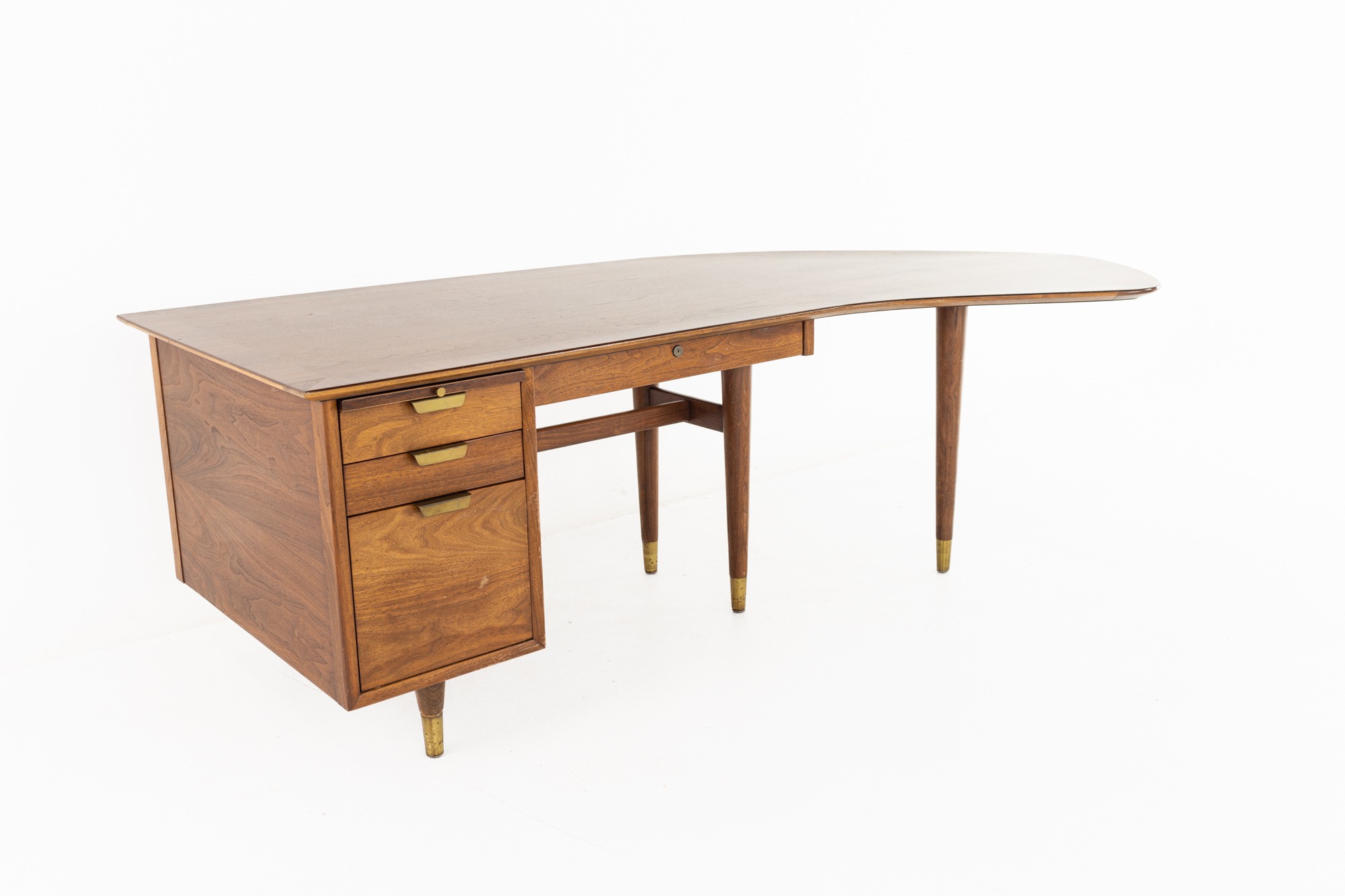 Standard Furniture Mid Century Boomerang Desk