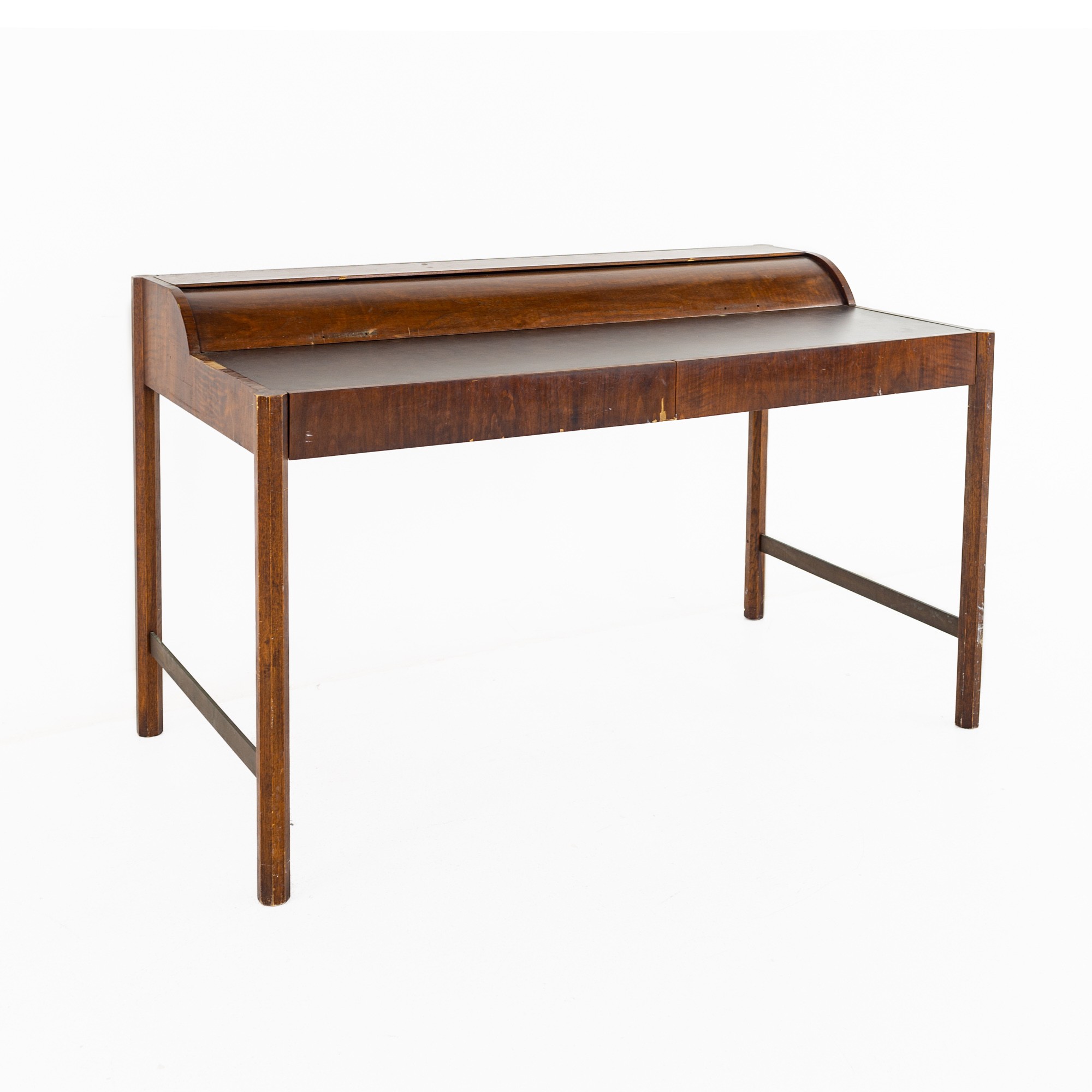 Hekman Furniture Mid Century Desk with Cylinder Roll