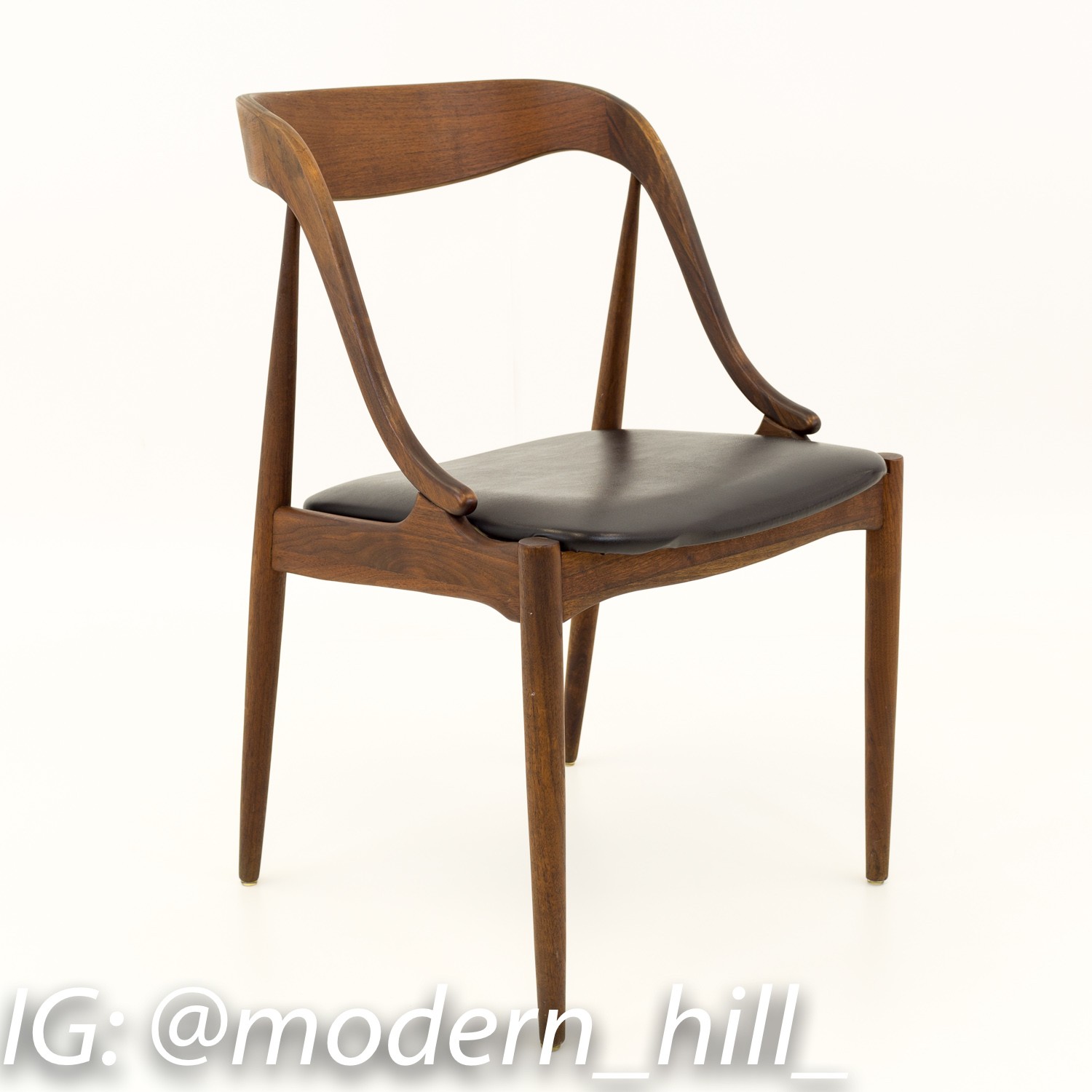 Johannes Andersen for Richbilt Mid Century Modern Teak Danish Dining Chairs - Set of 4