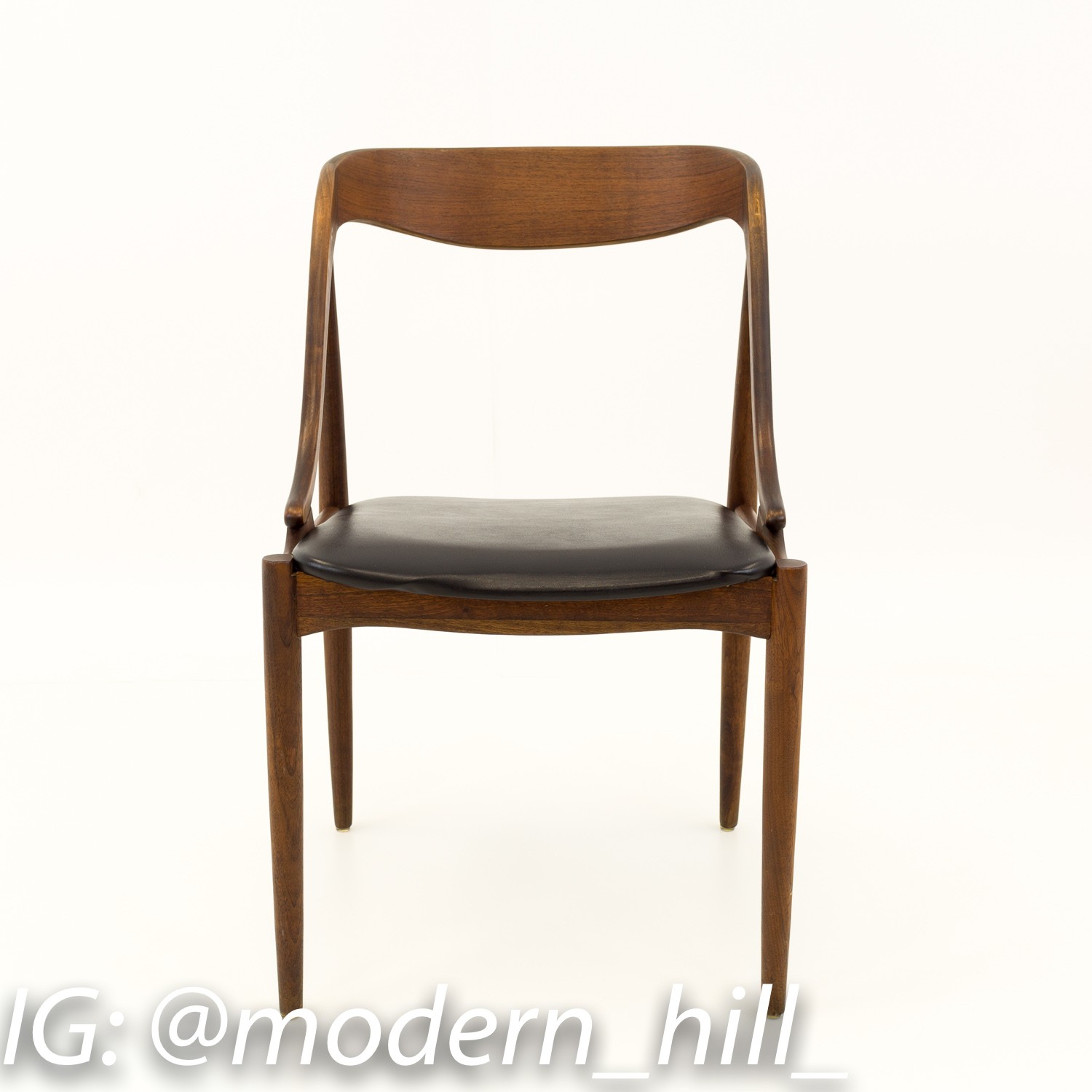 Johannes Andersen for Richbilt Mid Century Modern Teak Danish Dining Chairs - Set of 4