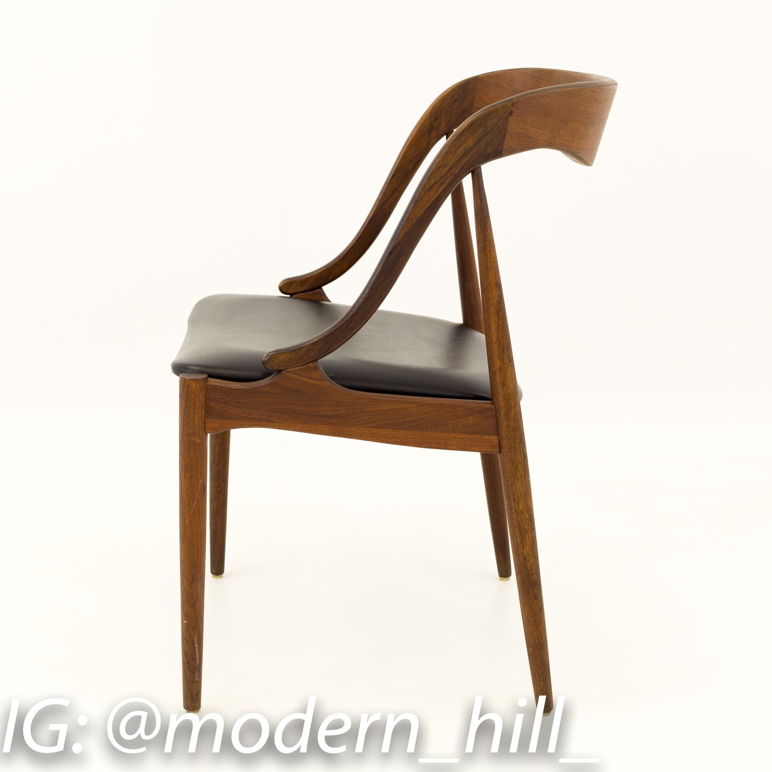 Johannes Andersen for Richbilt Mid Century Modern Teak Danish Dining Chairs - Set of 4