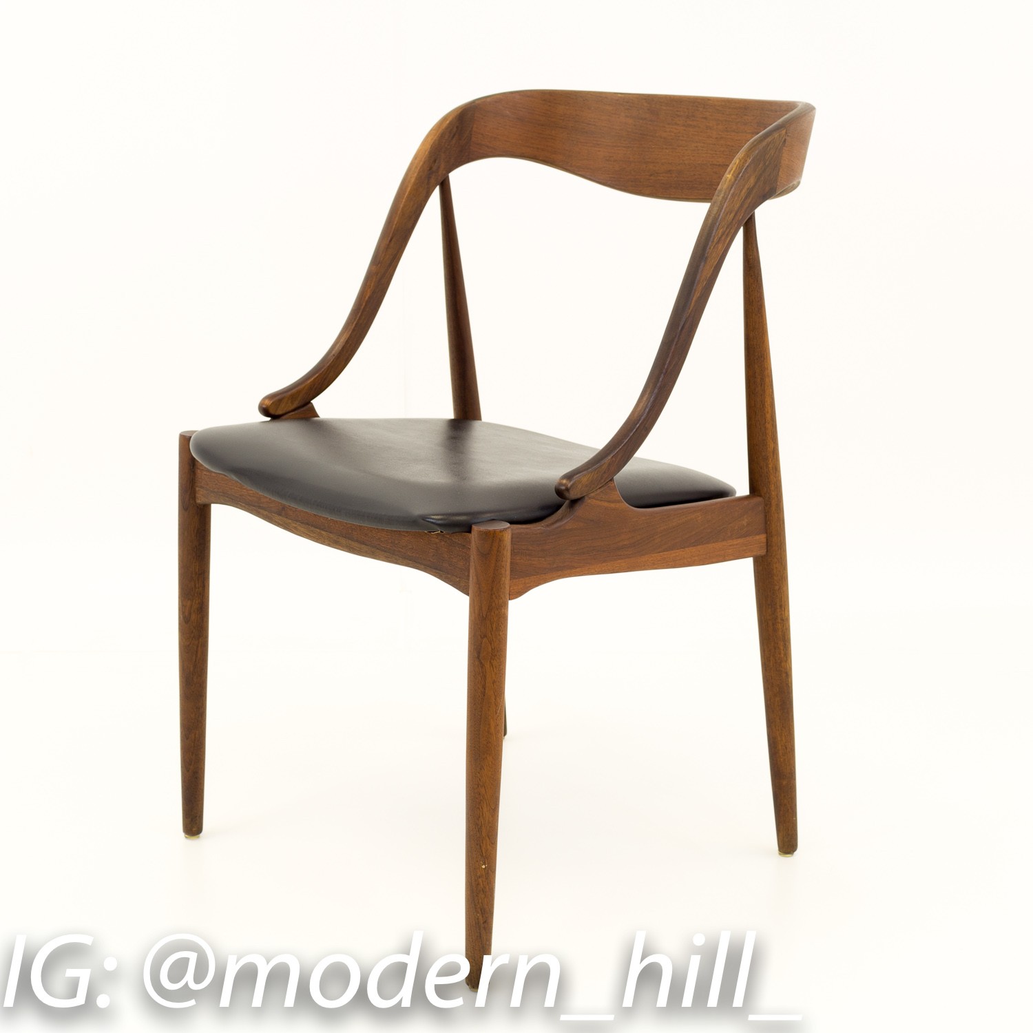 Johannes Andersen for Richbilt Mid Century Modern Teak Danish Dining Chairs - Set of 4