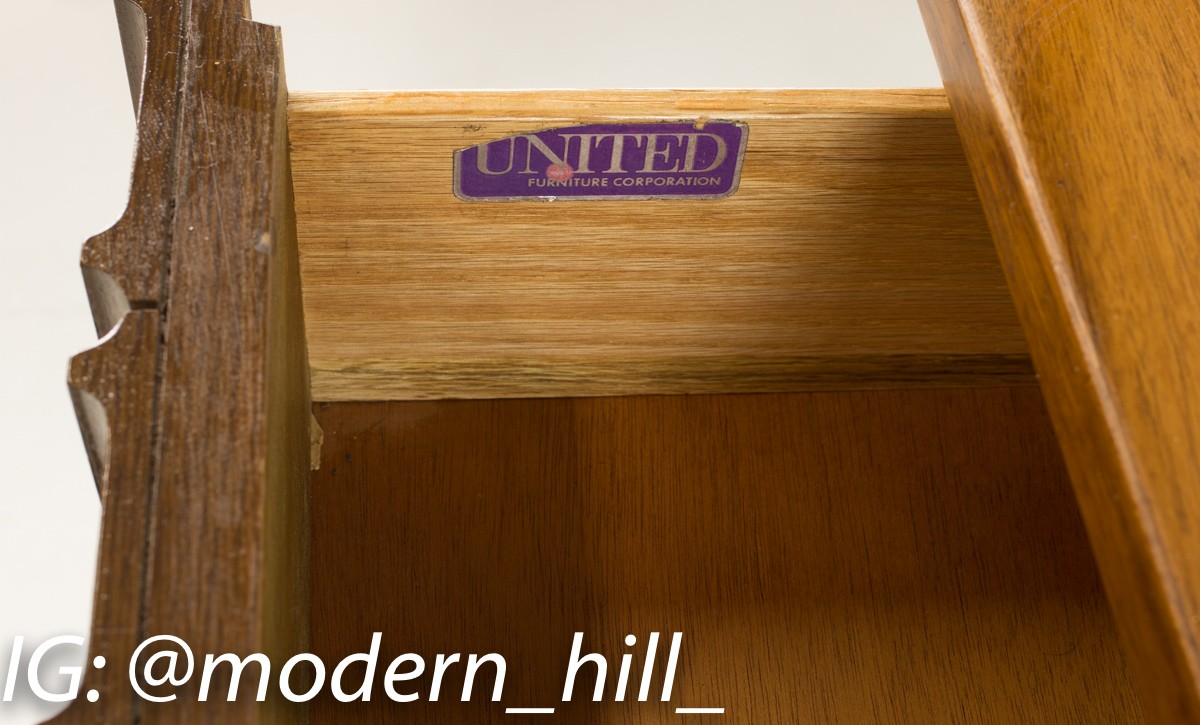 United Highboy 5 Drawer Dresser