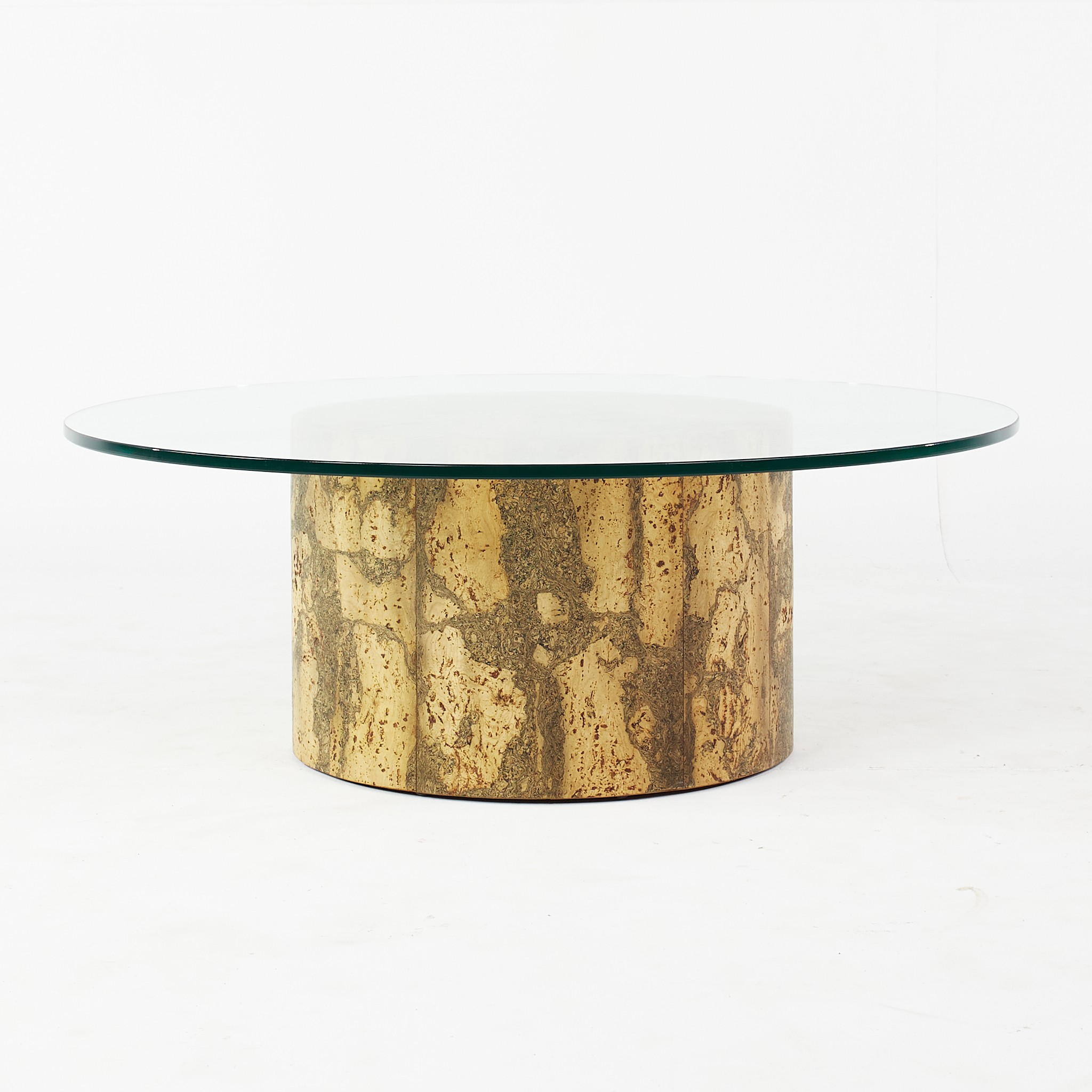Adrian Pearsall Mid Century Cork and Glass Coffee Table