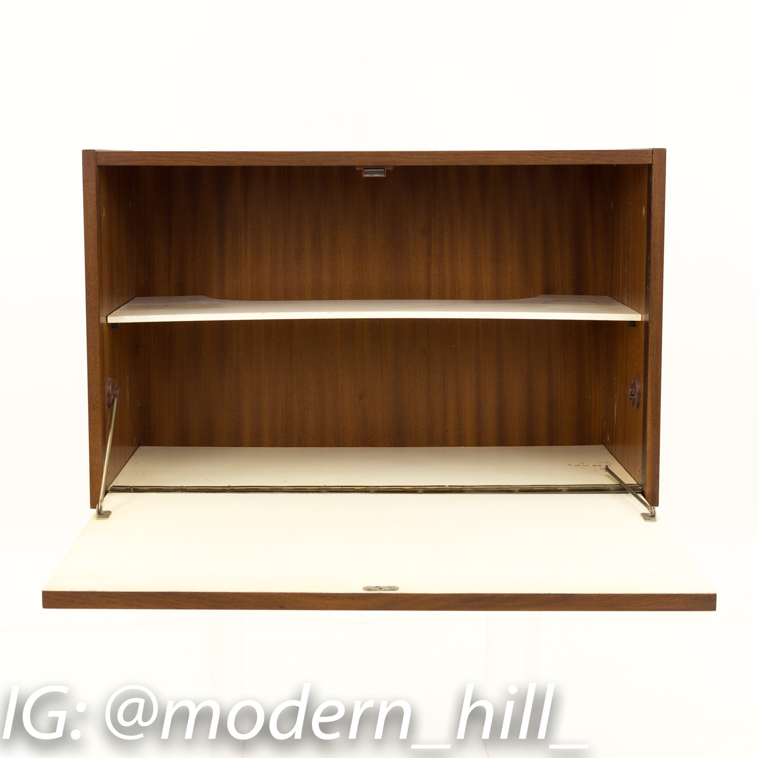 George Nelson Omni Mid Century Wall Shelving Unit Bar Desk Cabinet