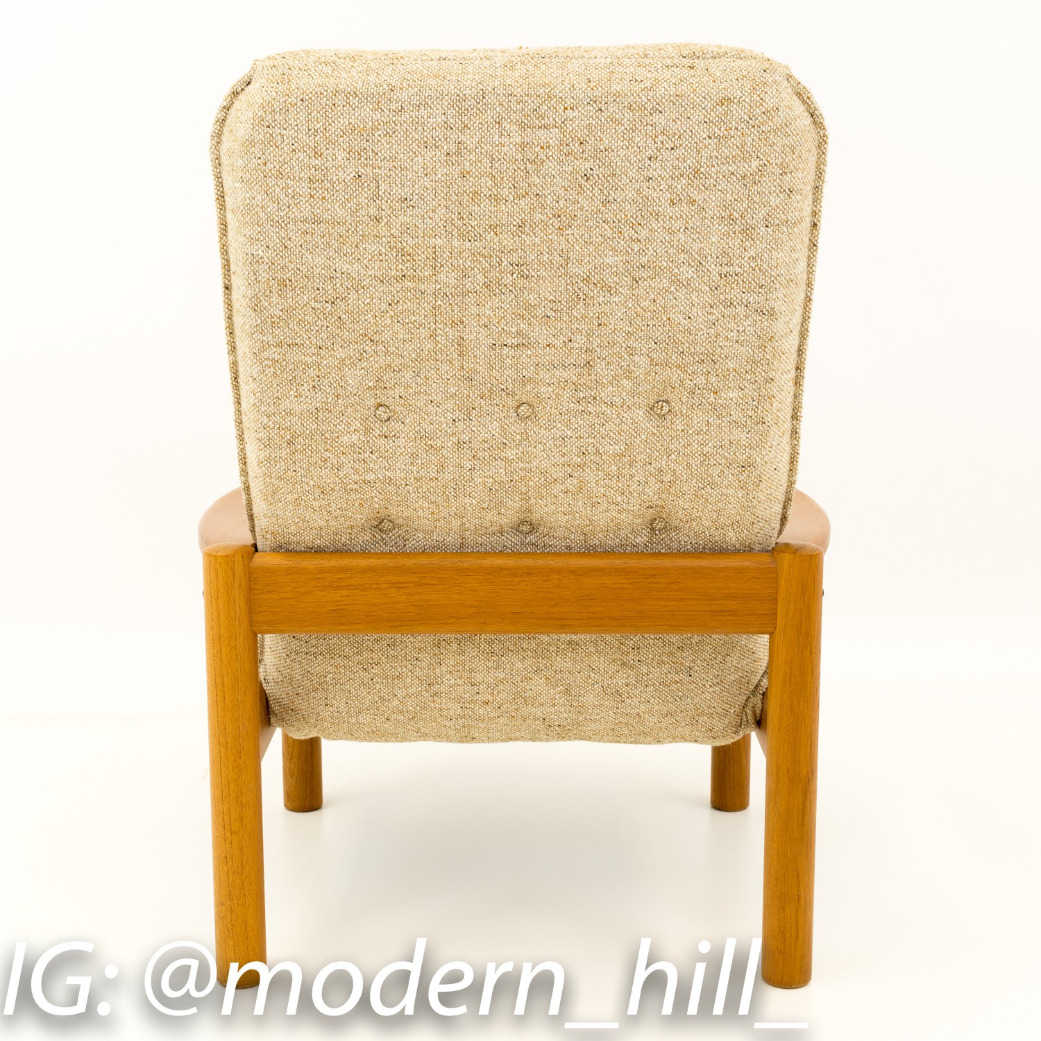 Tarm Stole Og Mobelfabrik Style Mid Century Teak Highback Lounge Chair by Domino Mobler