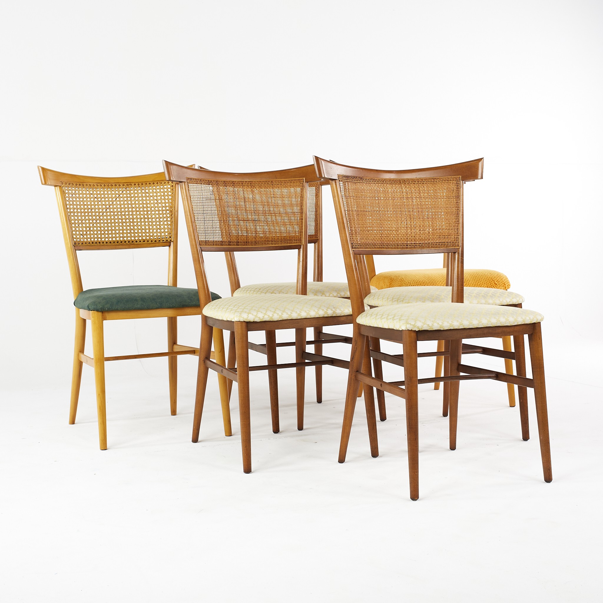 Paul Mccobb for Planner Group Winchendon Maple and Cane Dining Chairs - Set of 6