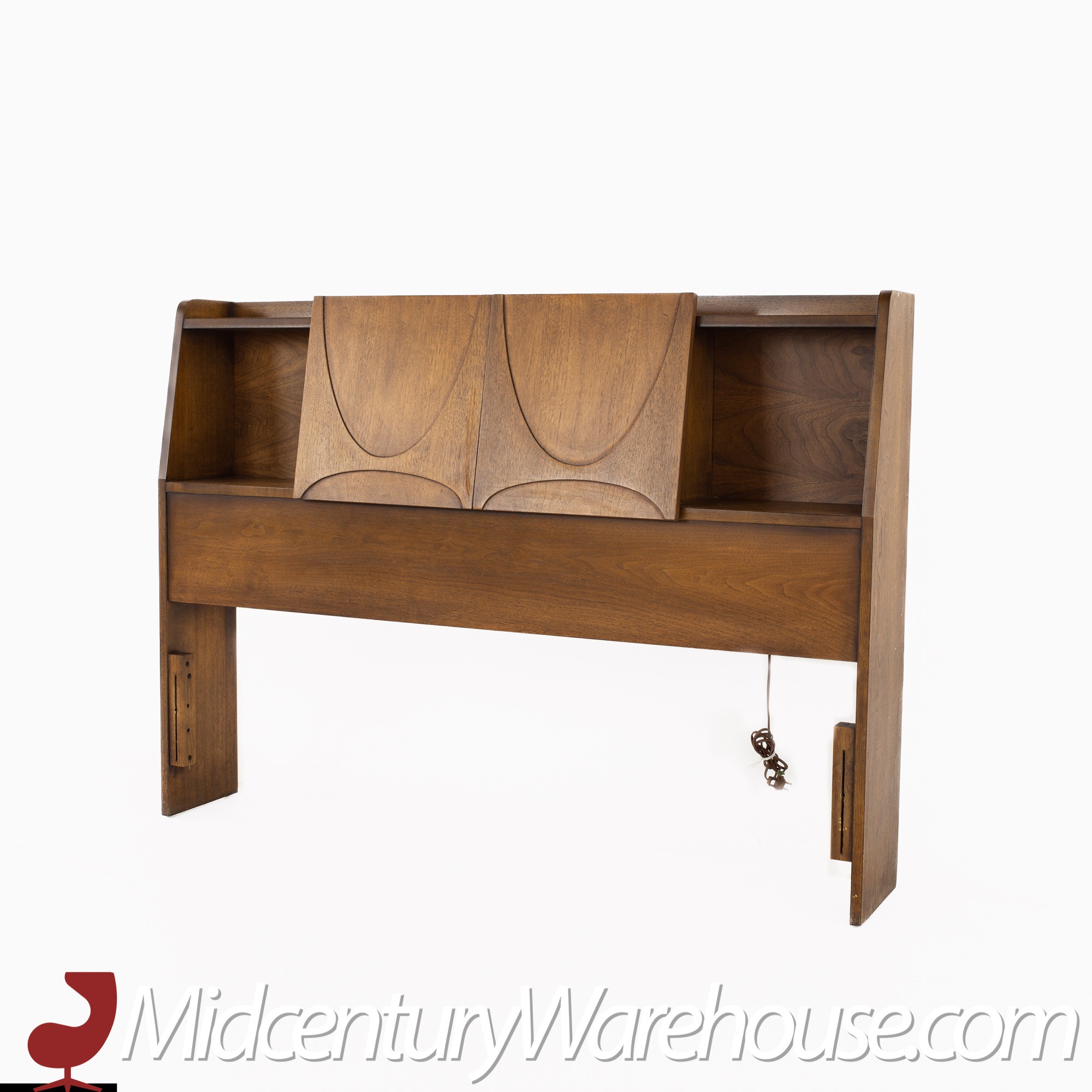 アンティークデスク　Broyhill Broyhill Sculptra Mid-Century Desk – Metro Eclectic