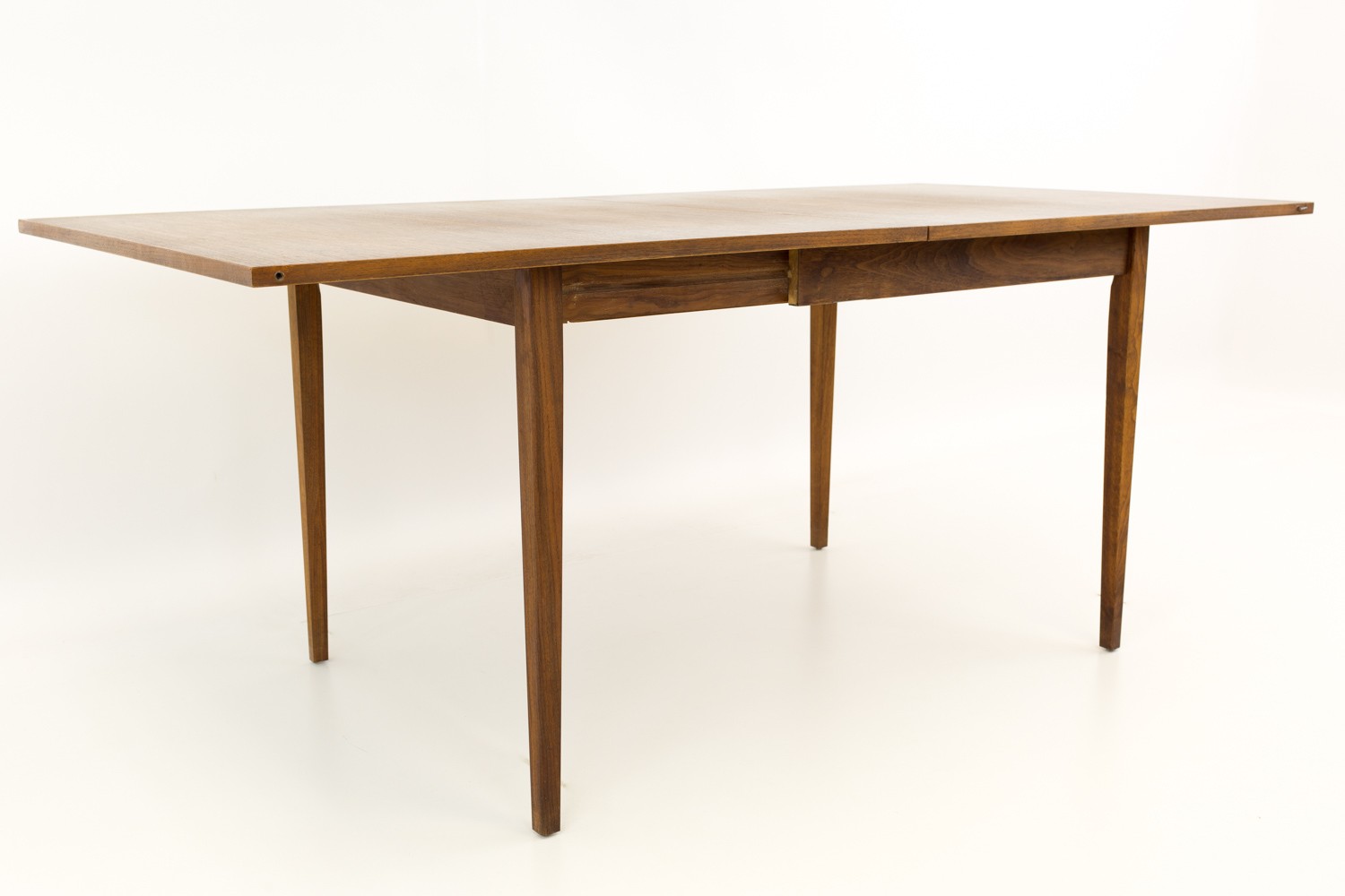 Mid Century Danish Teak Expanding Unfolding Square Dining Table