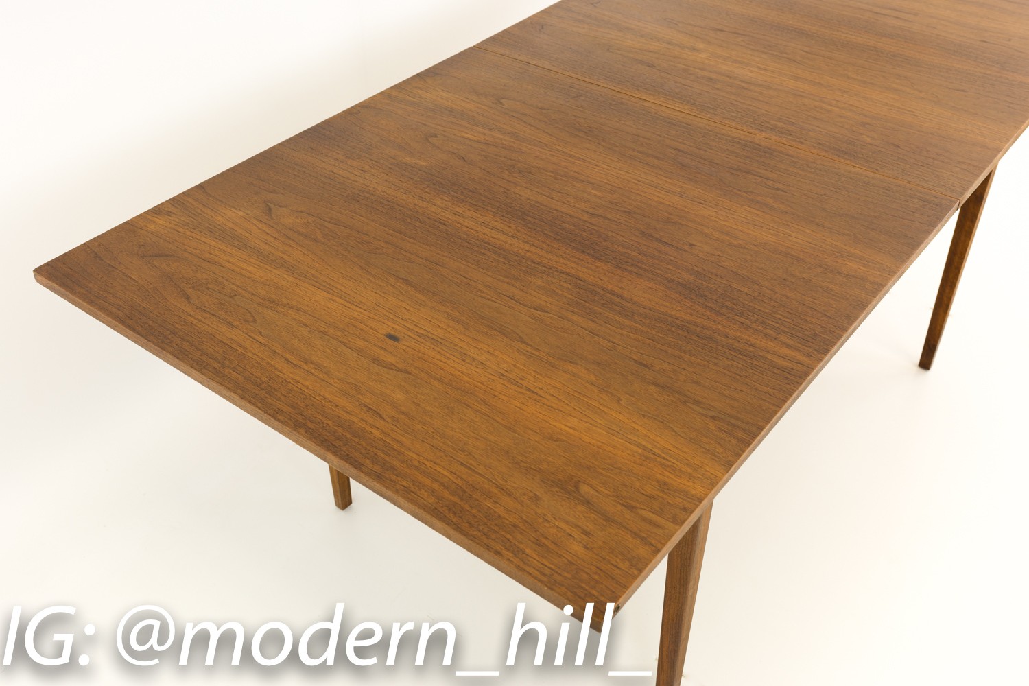 Mid Century Danish Teak Expanding Unfolding Square Dining Table