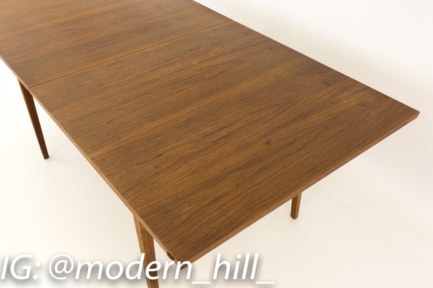 Mid Century Danish Teak Expanding Unfolding Square Dining Table