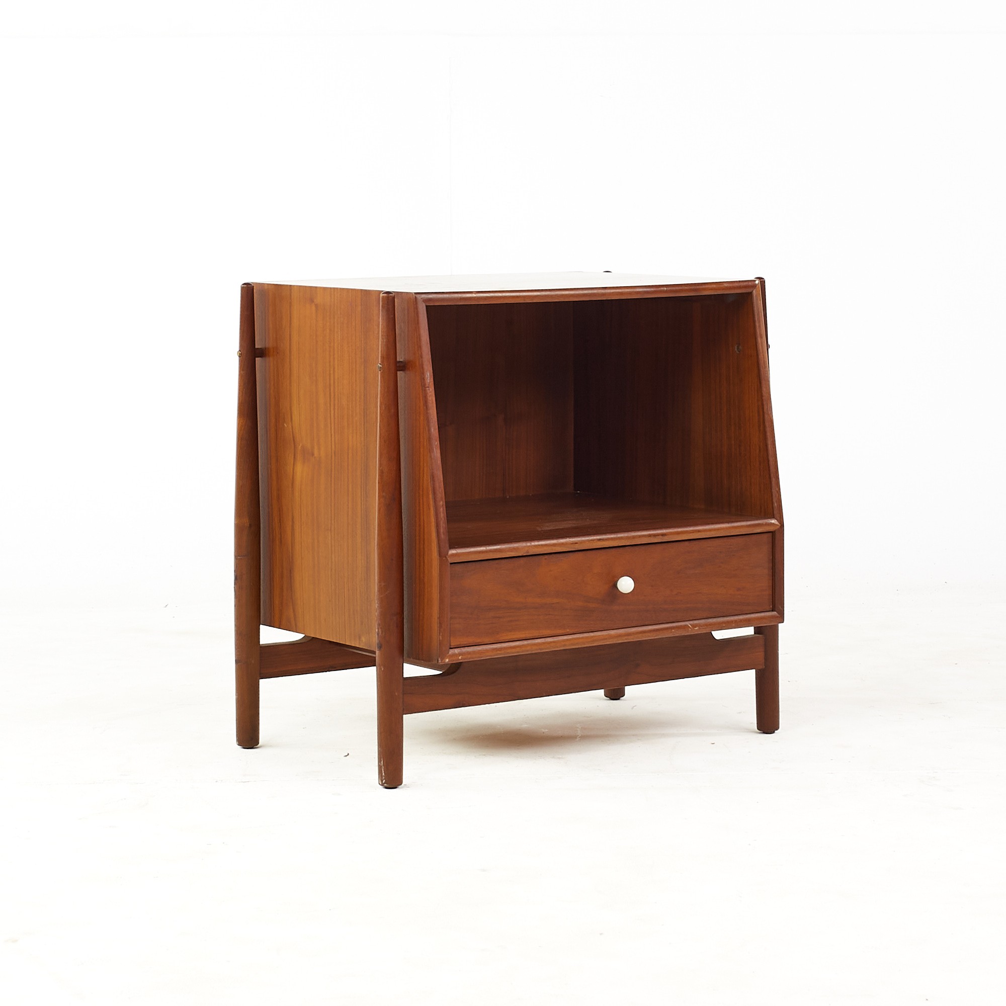 Kipp Stewart for Drexel Declaration Mid Century Floating Nightstand End Table