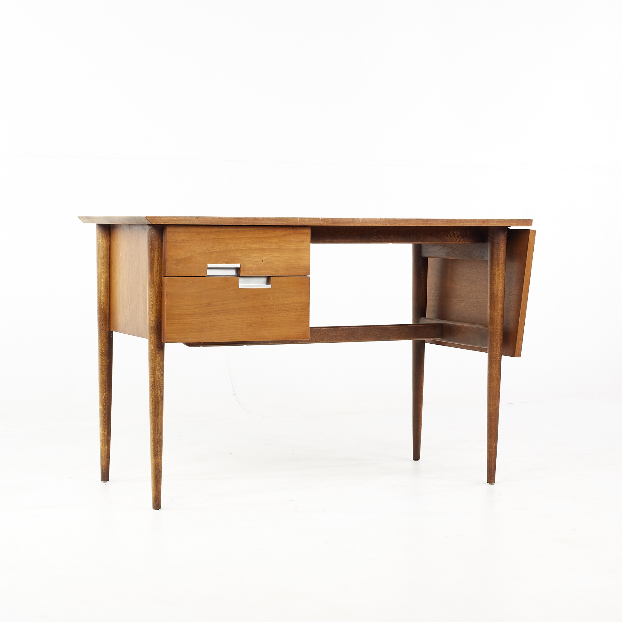 Images | Mid Century Modern Furniture - Mid Century Furniture Chicago Merton Gershun for American of Martinsville Mid Century Walnut Drop Leaf Desk