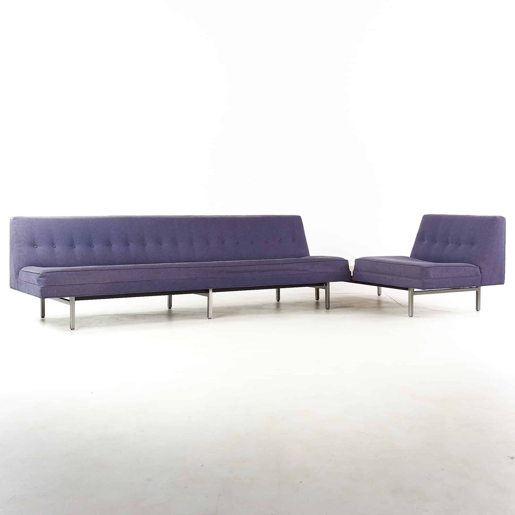 George Nelson Mid Century Modular Sectional Sofa