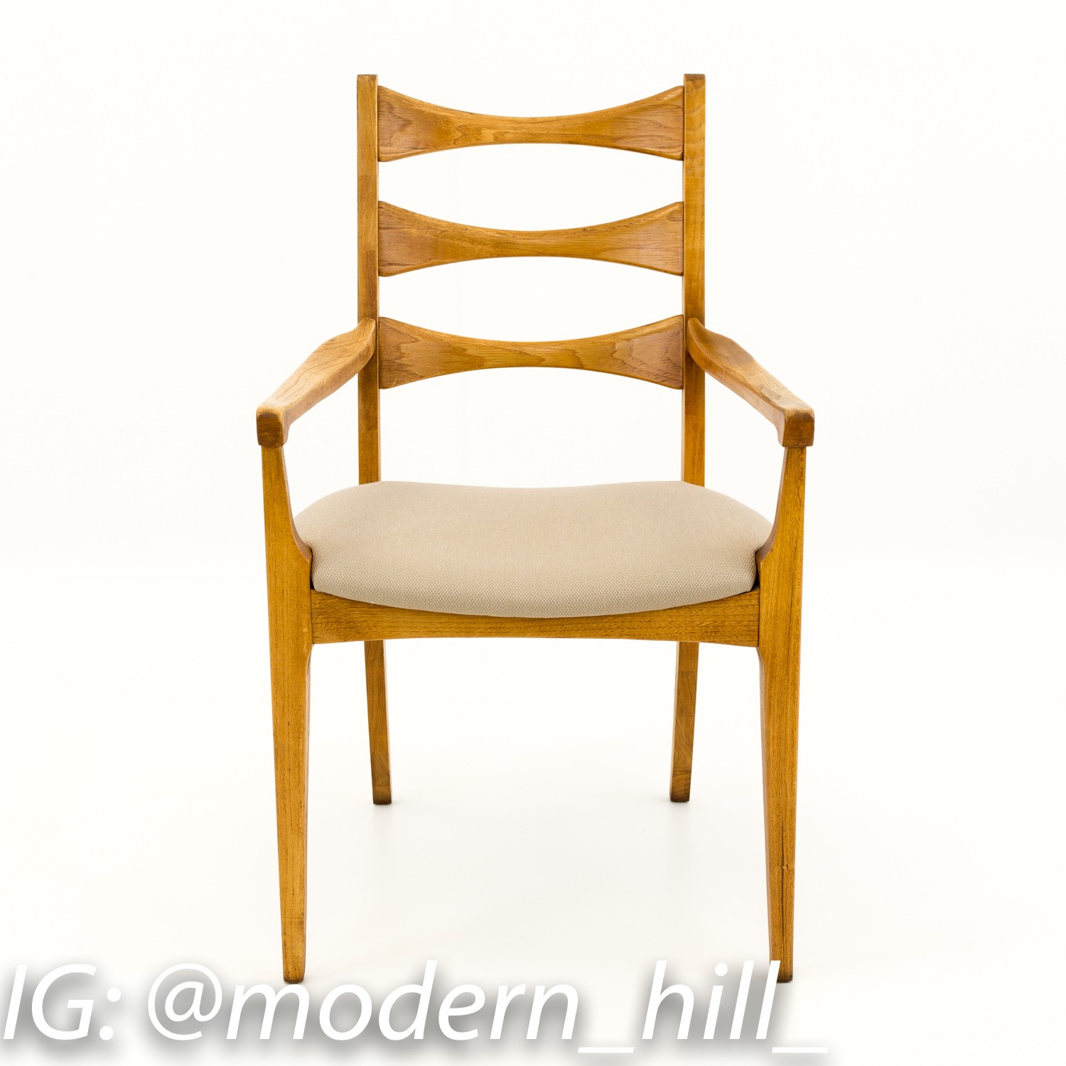 Lane Rhythm Mid Century Ladderback Dining Chairs - Set of 6