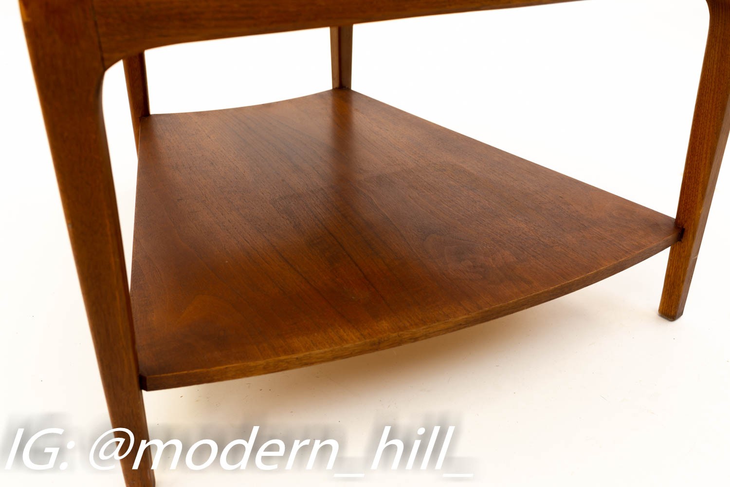 Paul Mccobb Style Lane Rhythm Wedge Mid Century Modern Side End Table