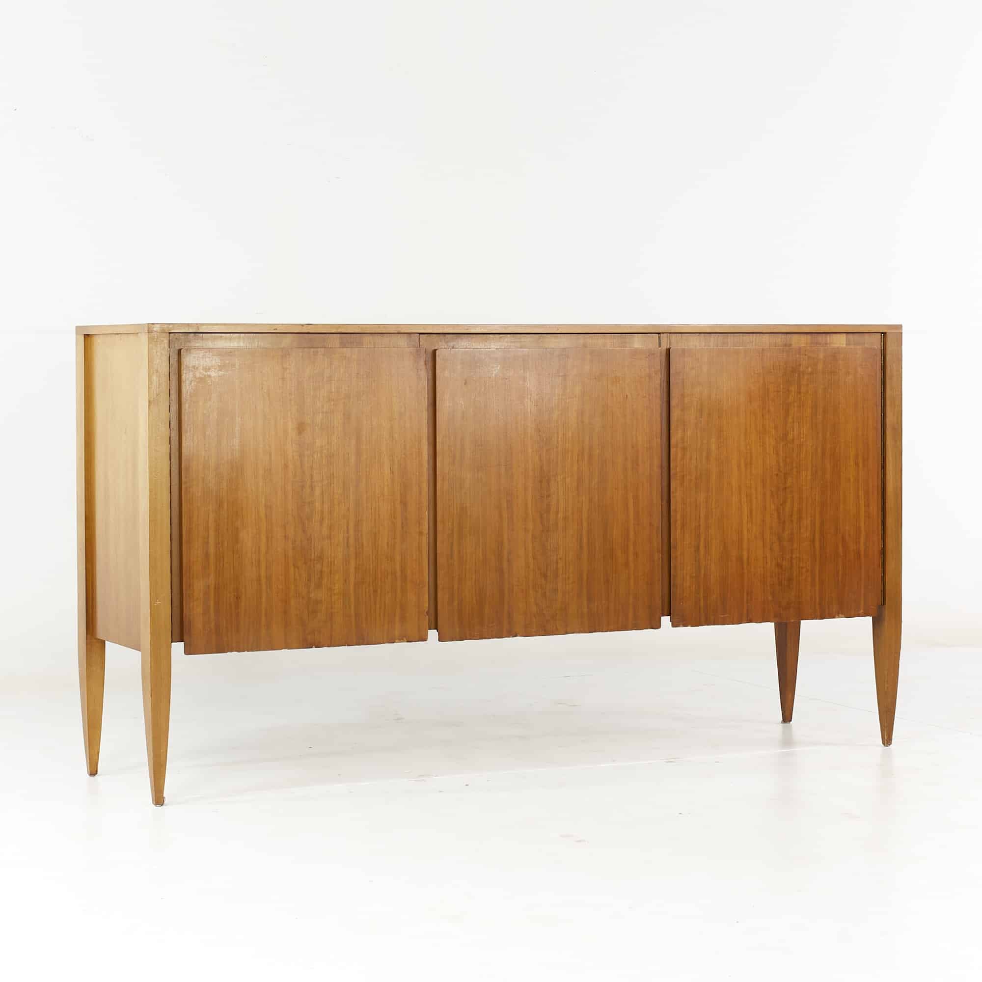 Gio Ponti for Singer and Sons Mid Century Walnut Model 2160 Cabinet