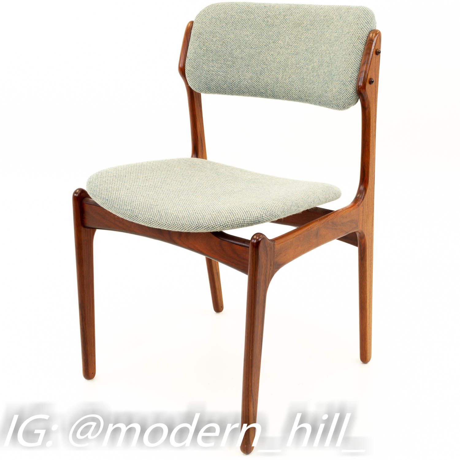 Images | Mid Century Modern Furniture - Mid Century Furniture Chicago Erik Buck Model 50 Mid Century Rosewood Dining Chairs - Set of 8