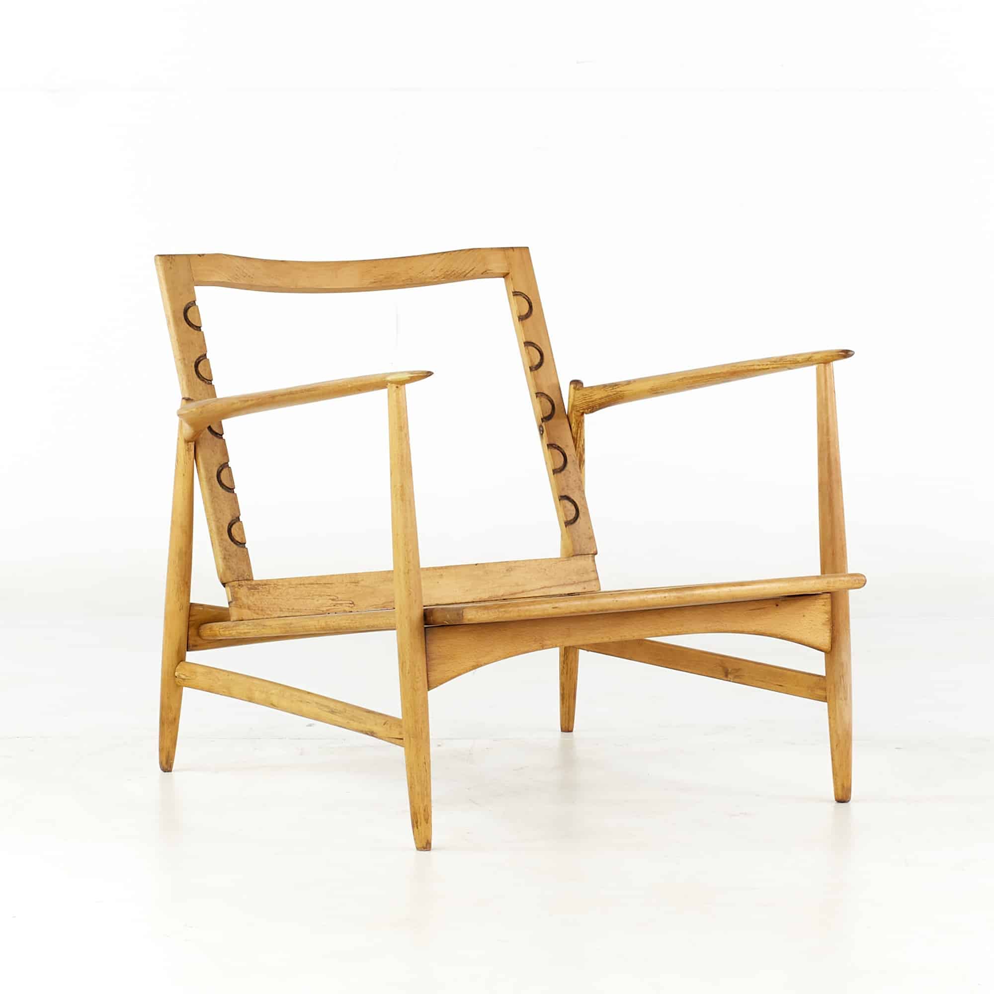 Kofod Larsen Mid Century Danish Walnut Lounge Chair Frame